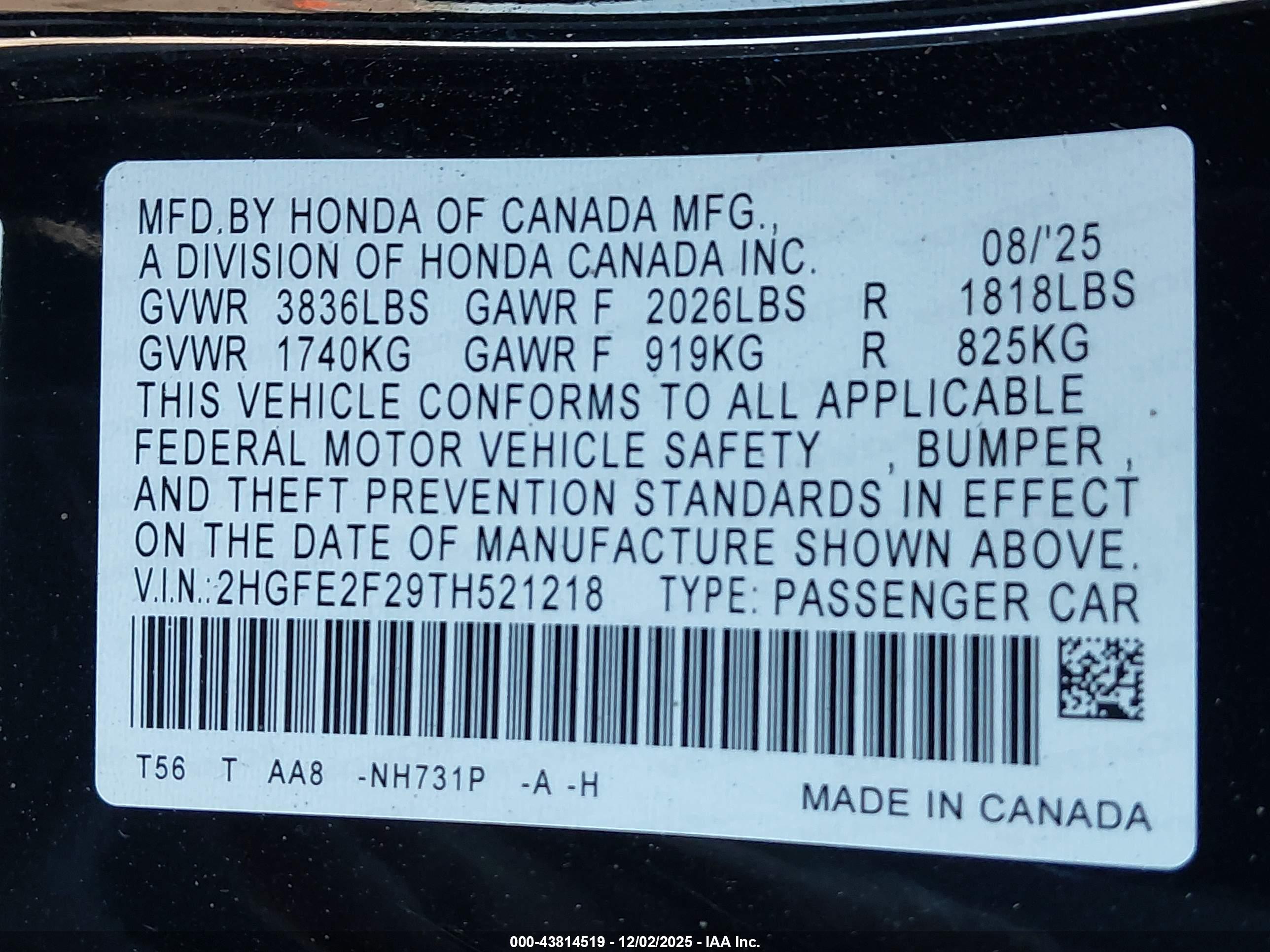 HONDA CIVIC image 9