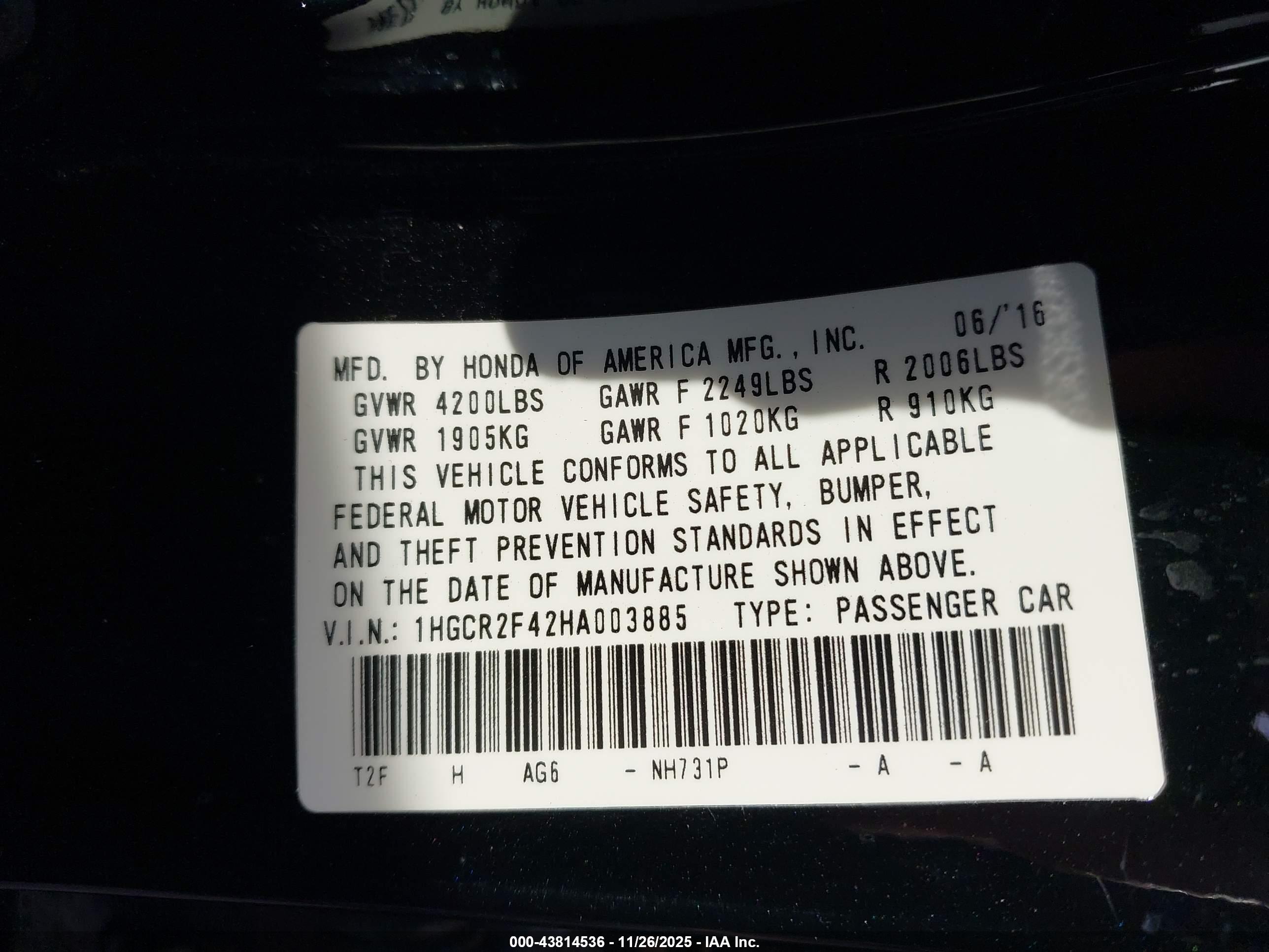 HONDA ACCORD image 9