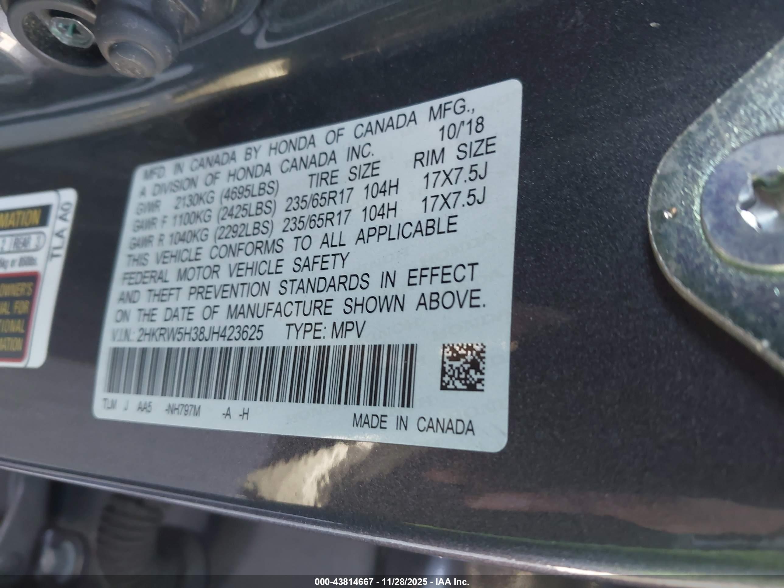 HONDA CR-V image 9