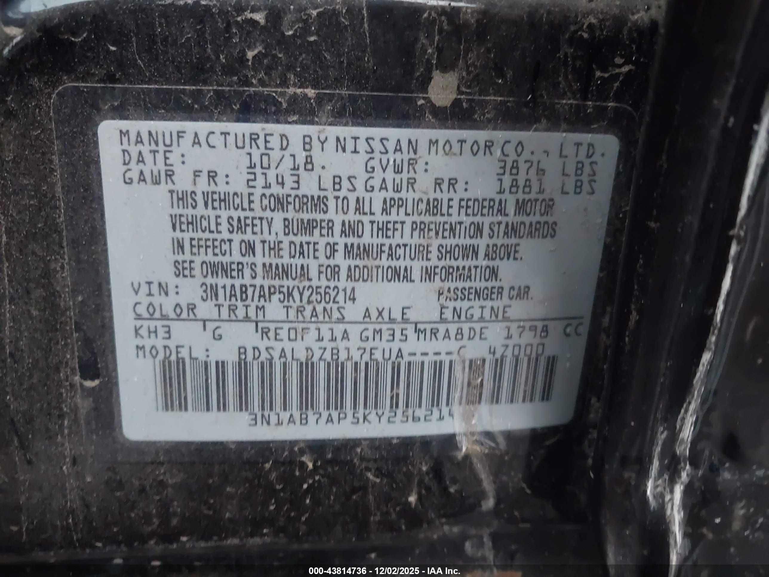 NISSAN SENTRA image 9
