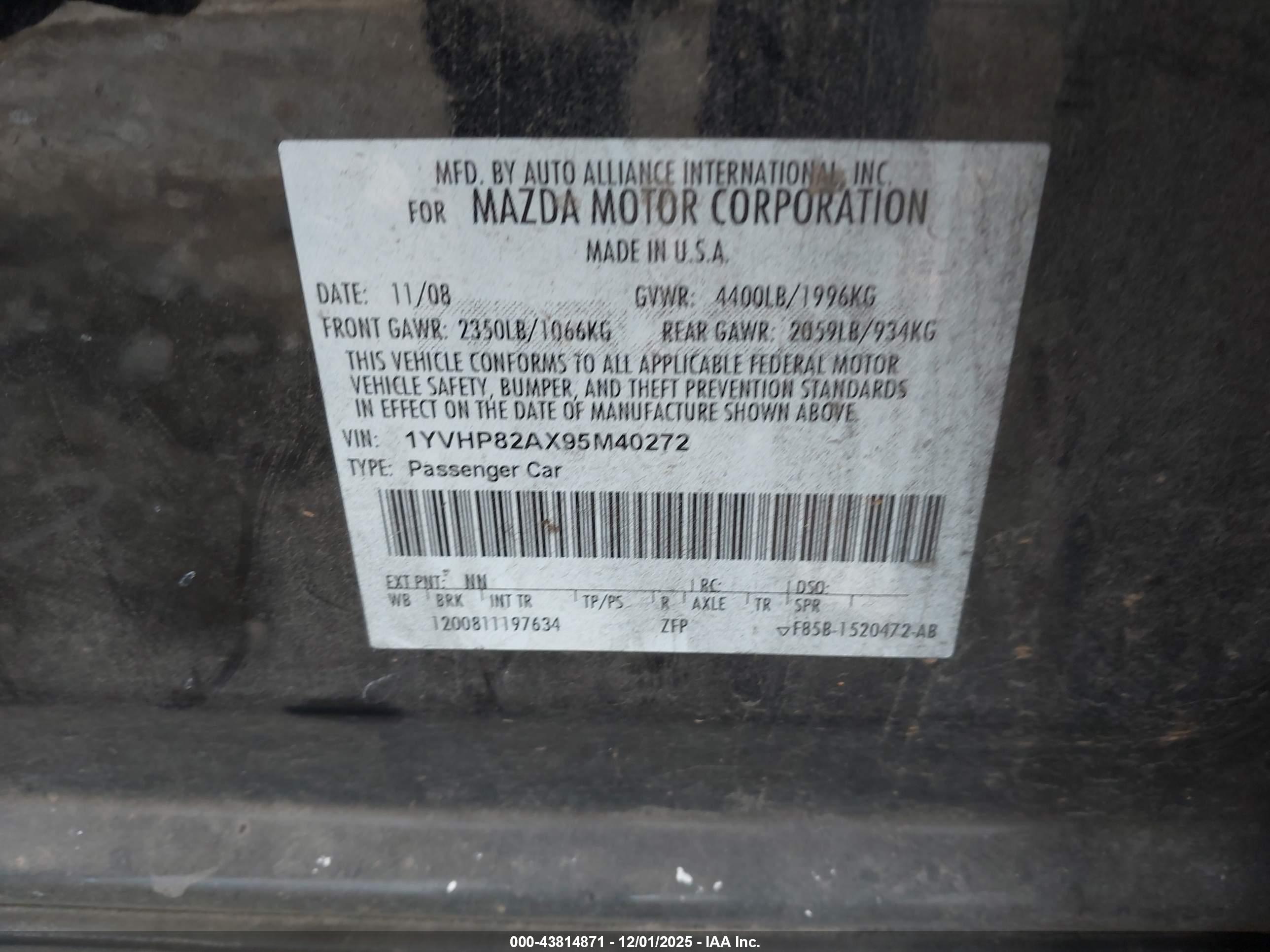 MAZDA MAZDA6 image 9