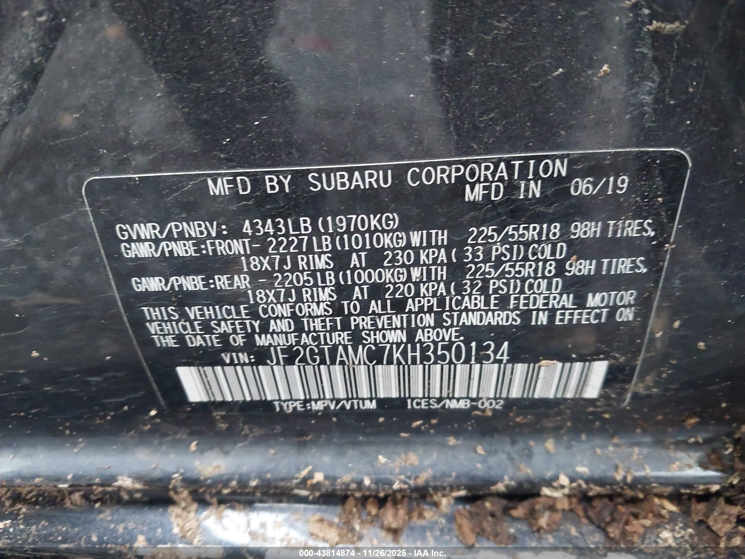 SUBARU CROSSTREK image 9