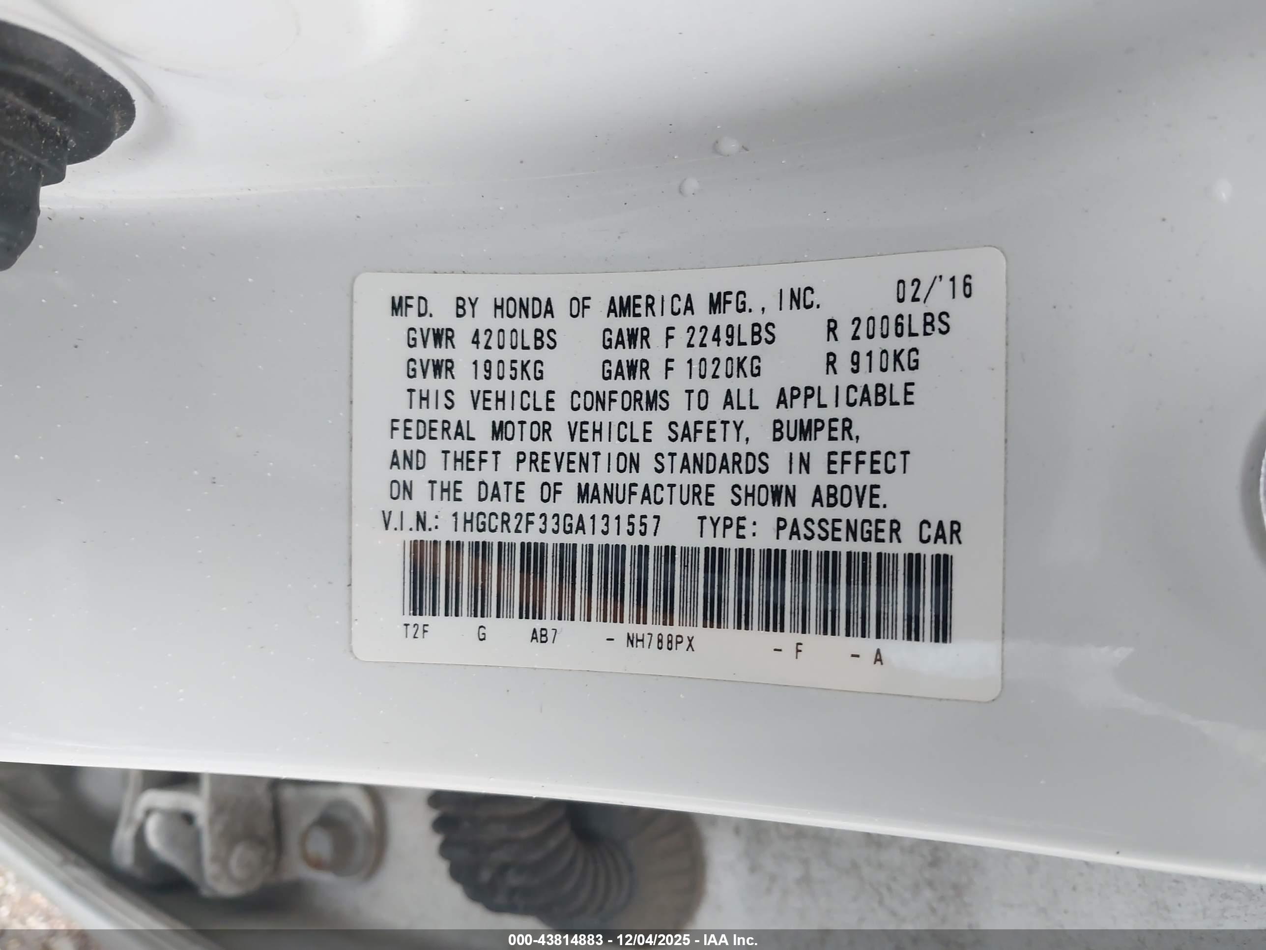 HONDA ACCORD image 9