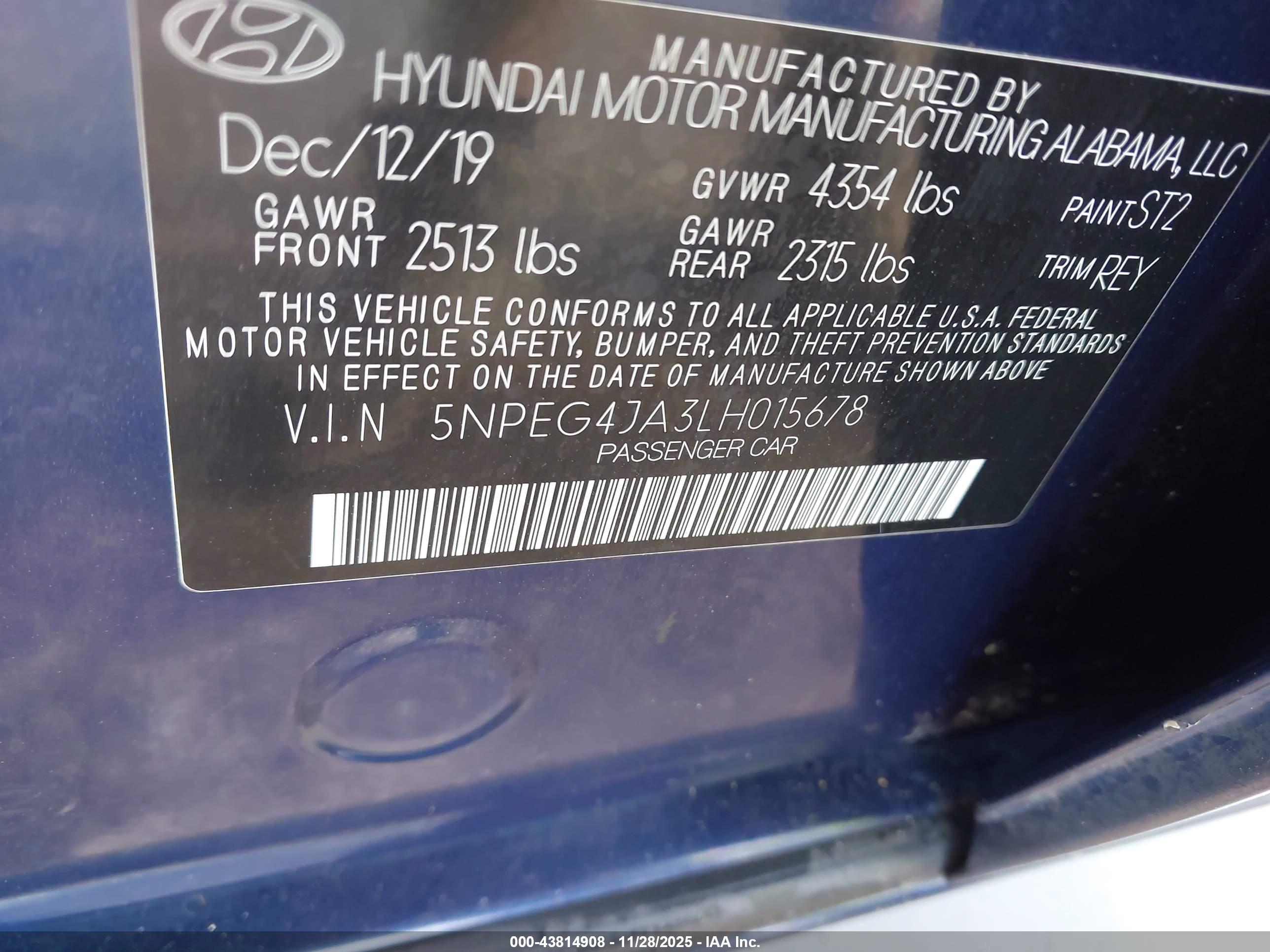 HYUNDAI SONATA image 9