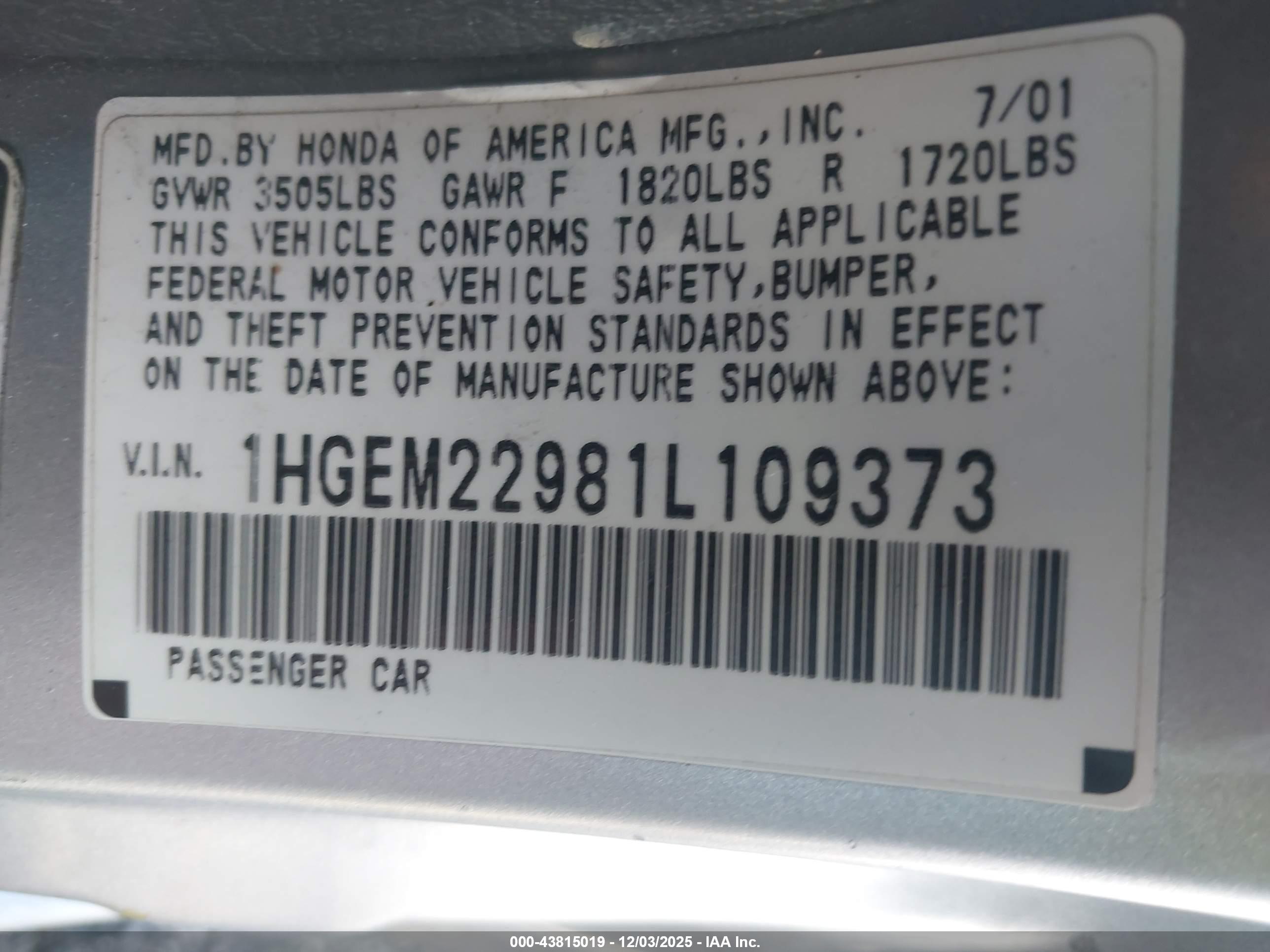 HONDA CIVIC image 9