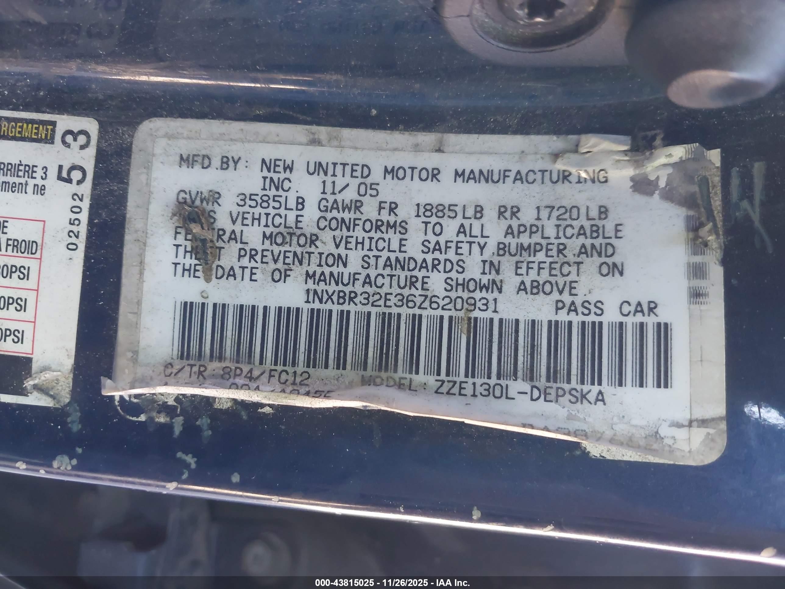 TOYOTA COROLLA image 9