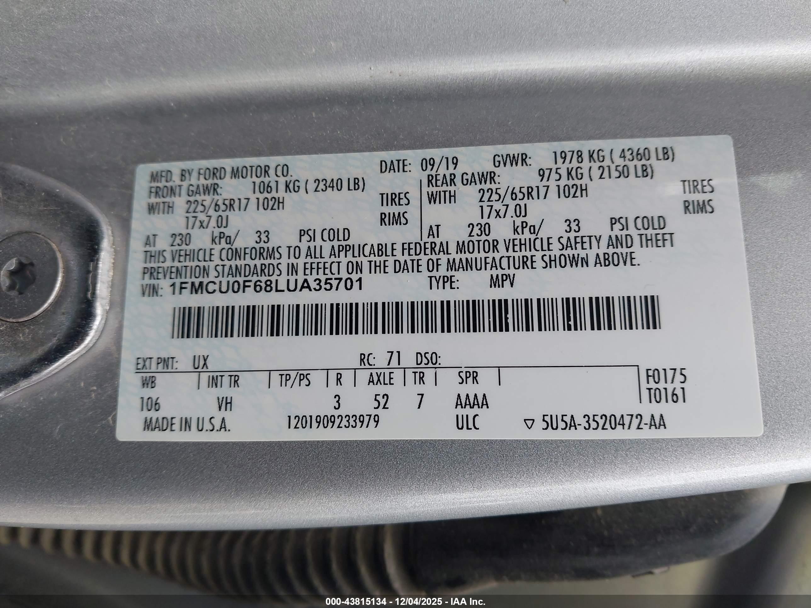 FORD ESCAPE image 9