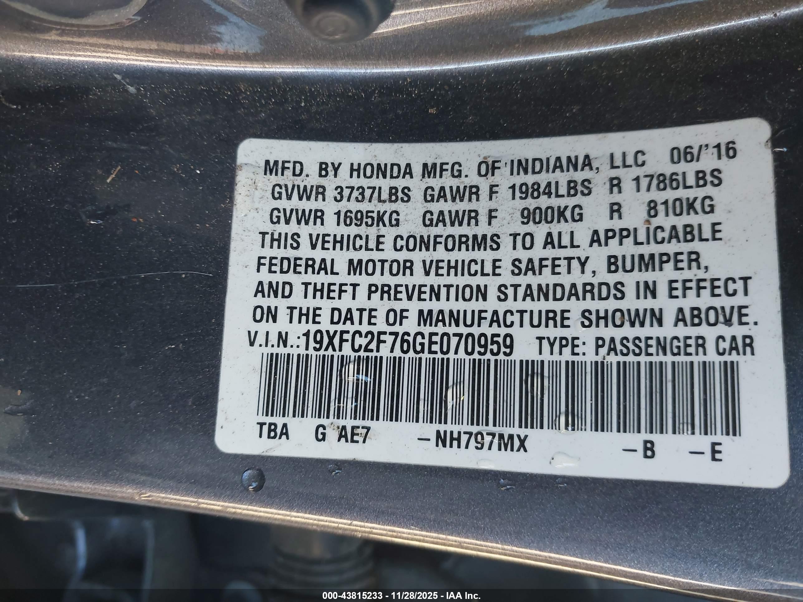 HONDA CIVIC image 9