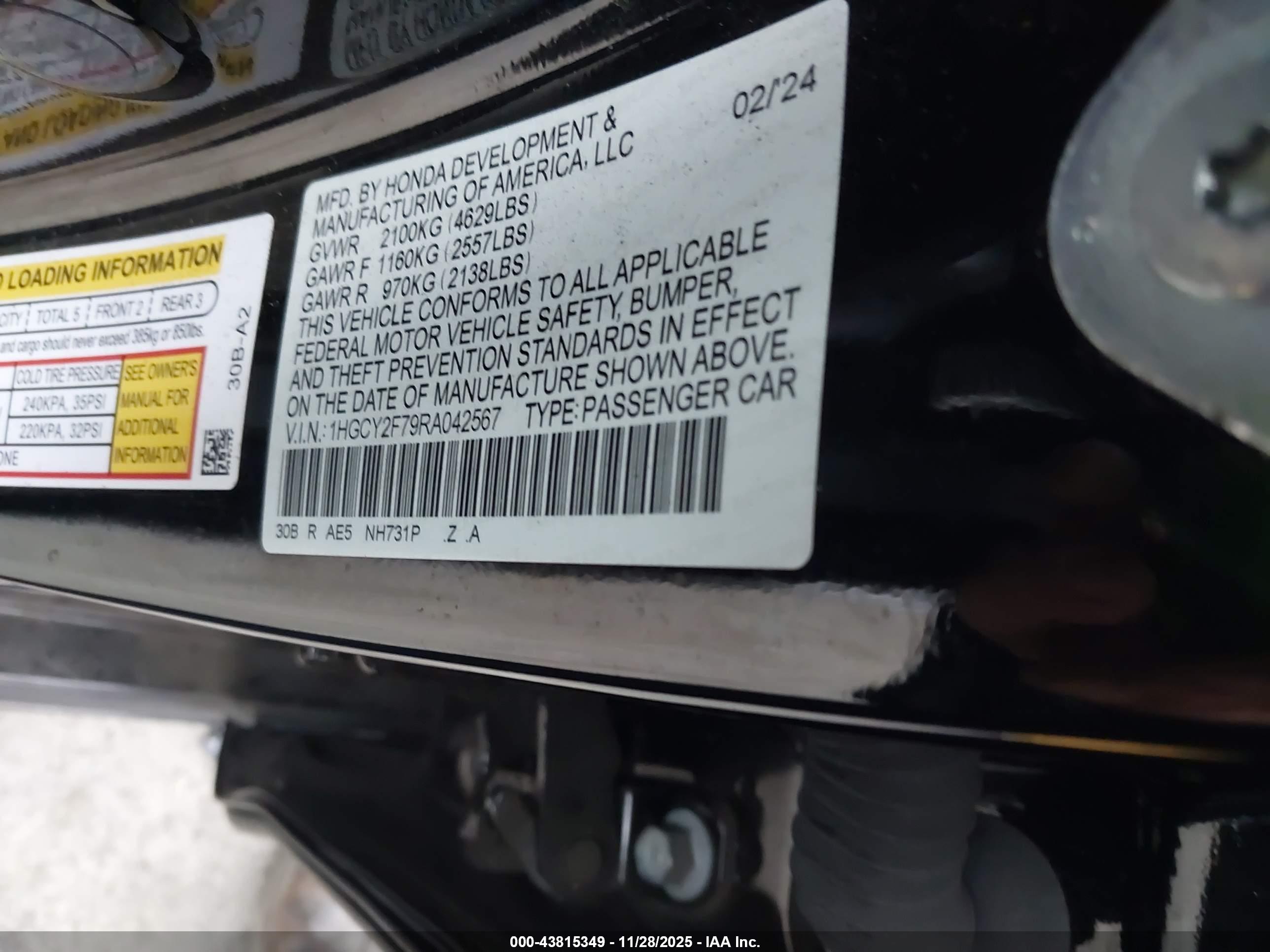 HONDA ACCORD image 9