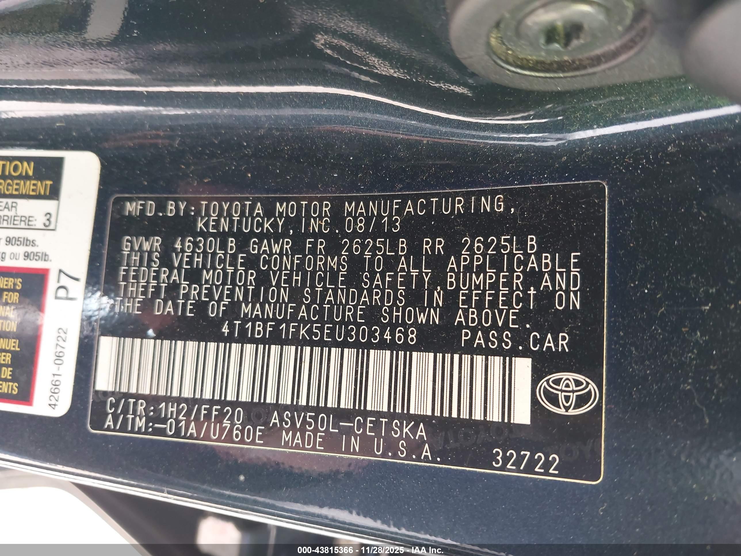 TOYOTA CAMRY image 9
