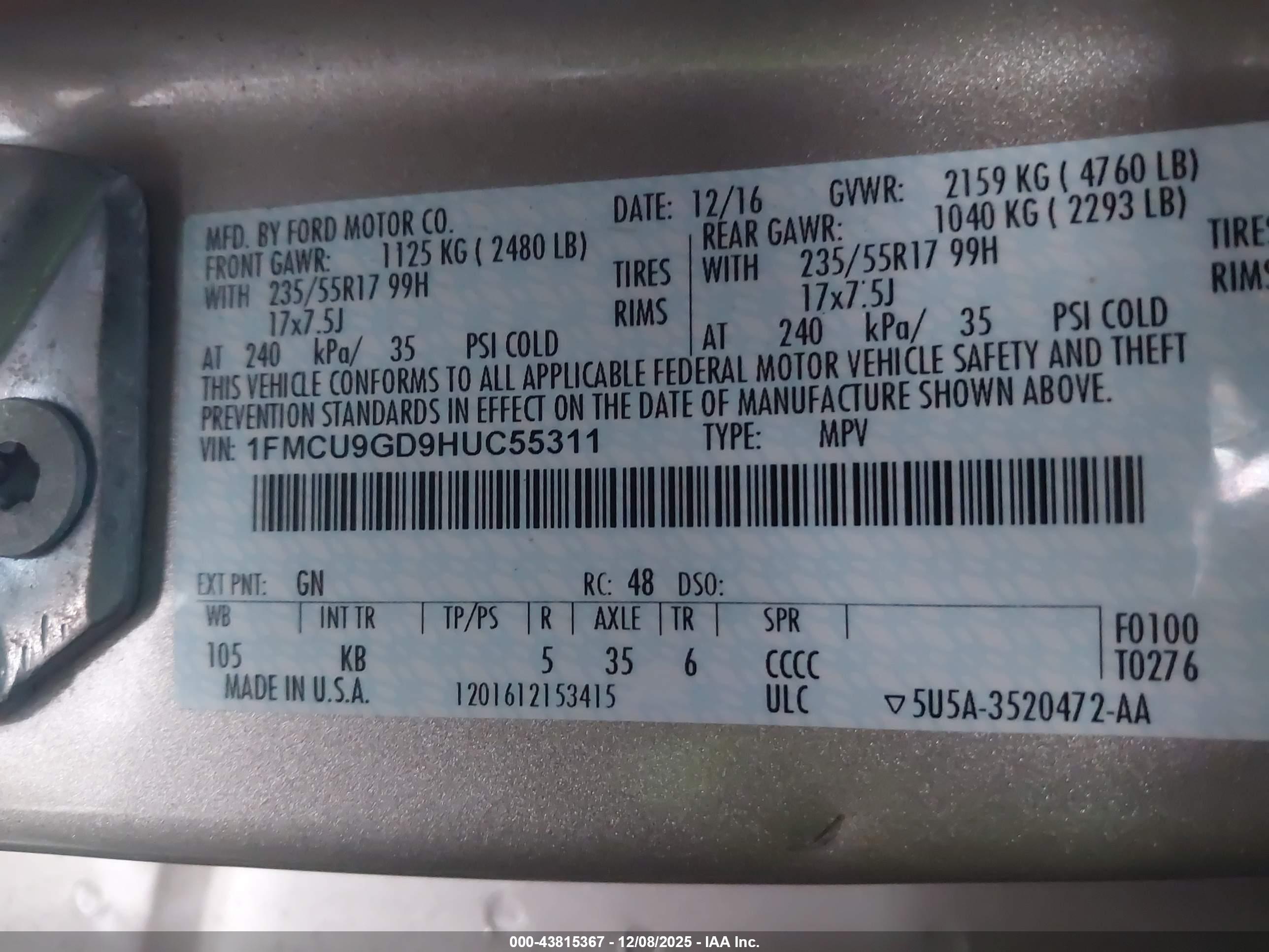 FORD ESCAPE image 9