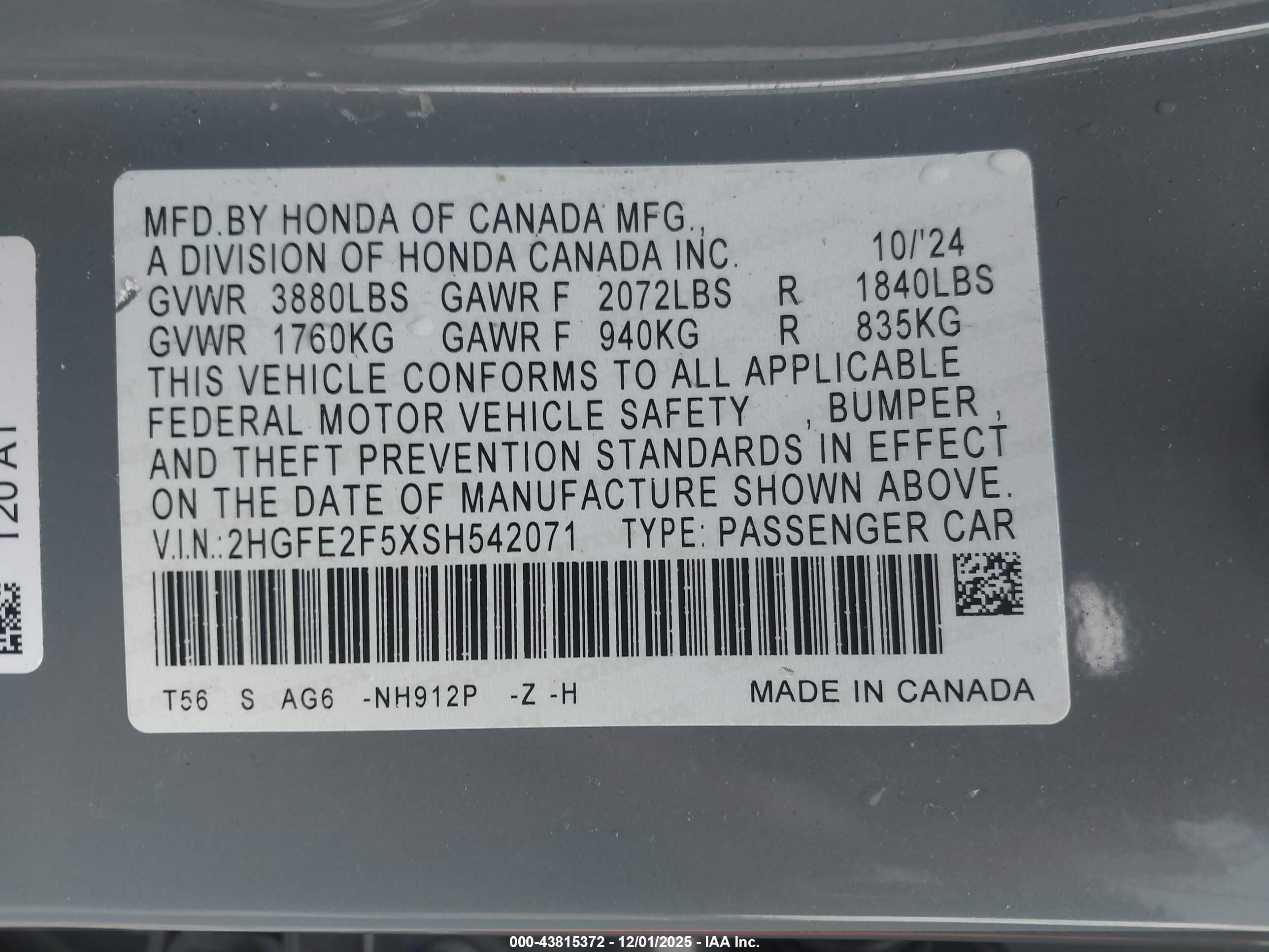 HONDA CIVIC image 9