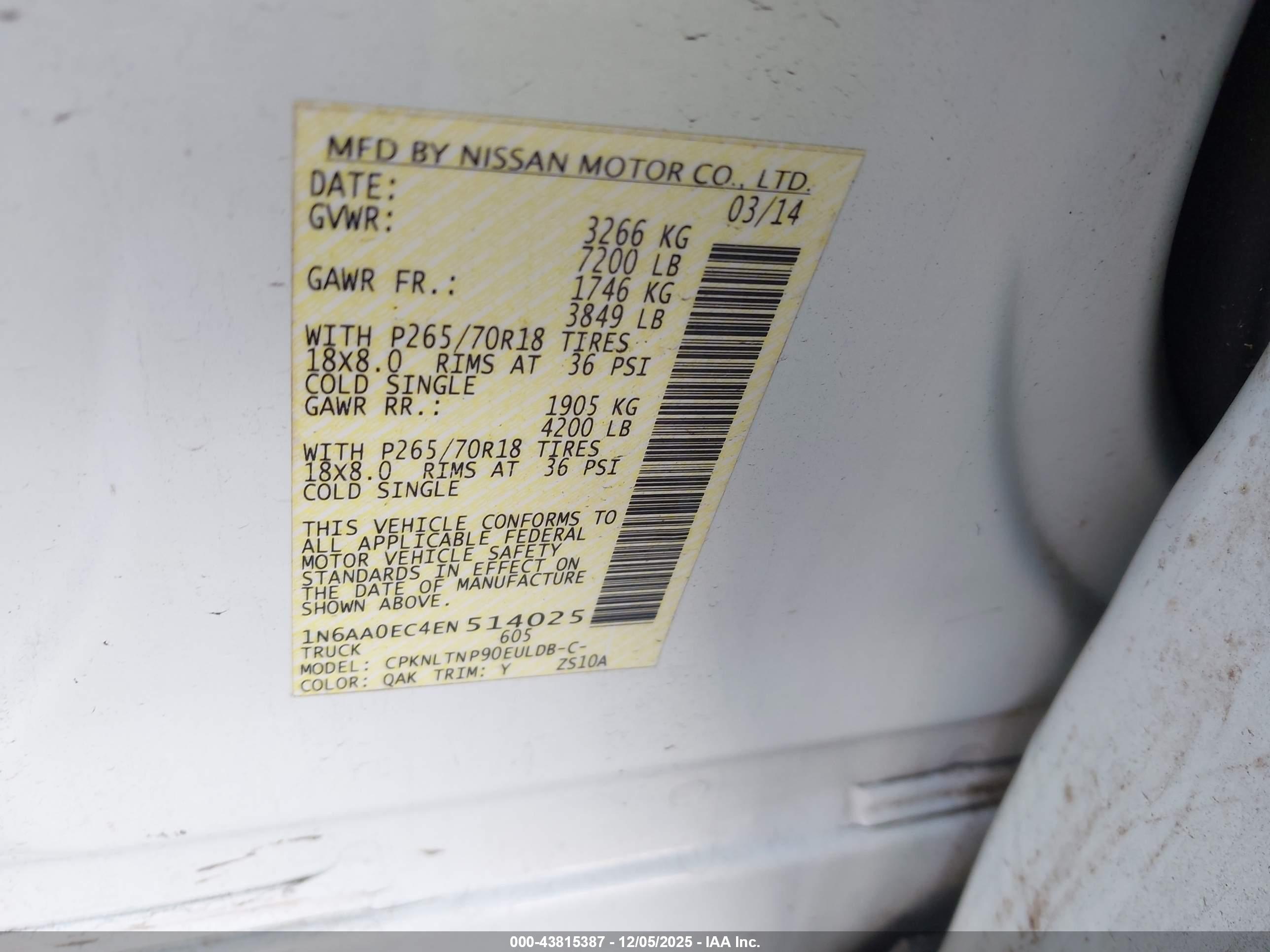 NISSAN TITAN image 9
