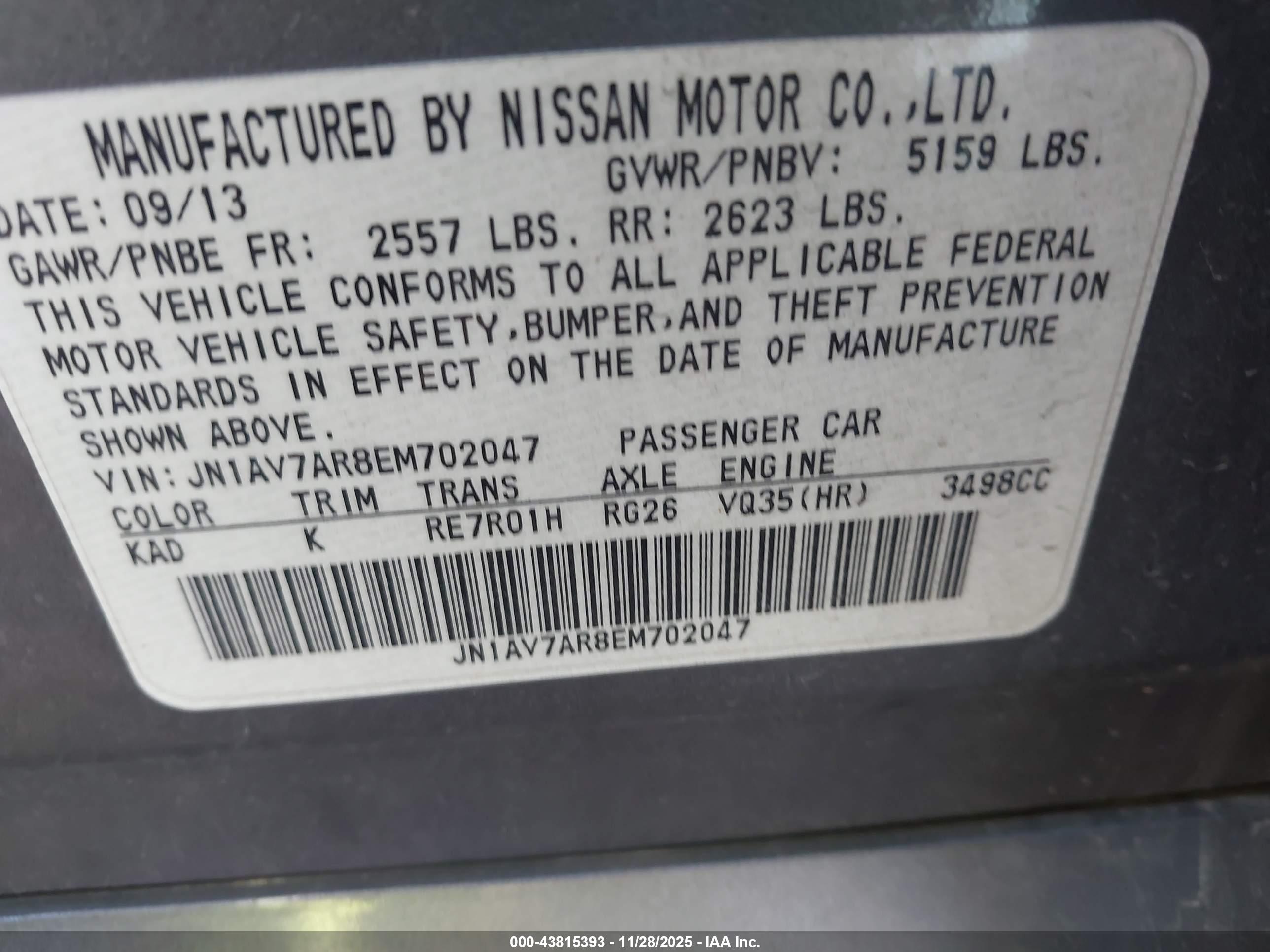 INFINITI Q50 image 9