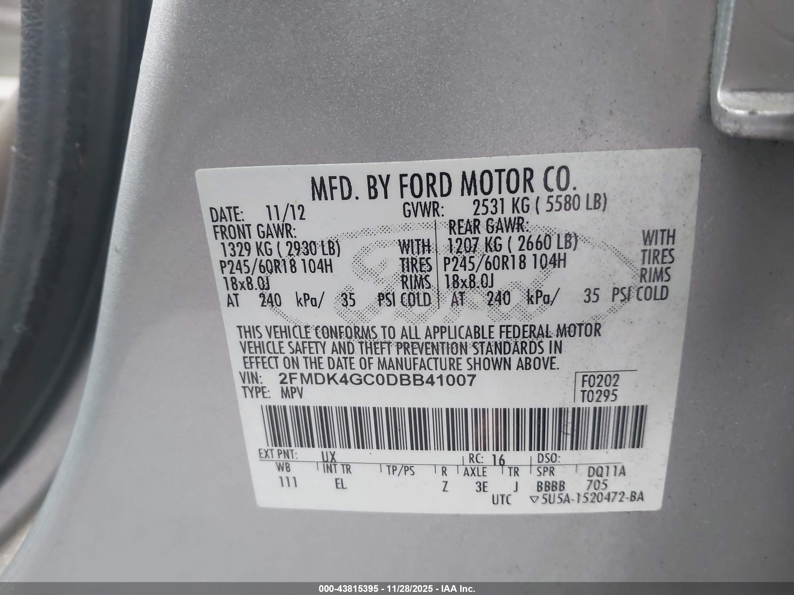 FORD EDGE image 9