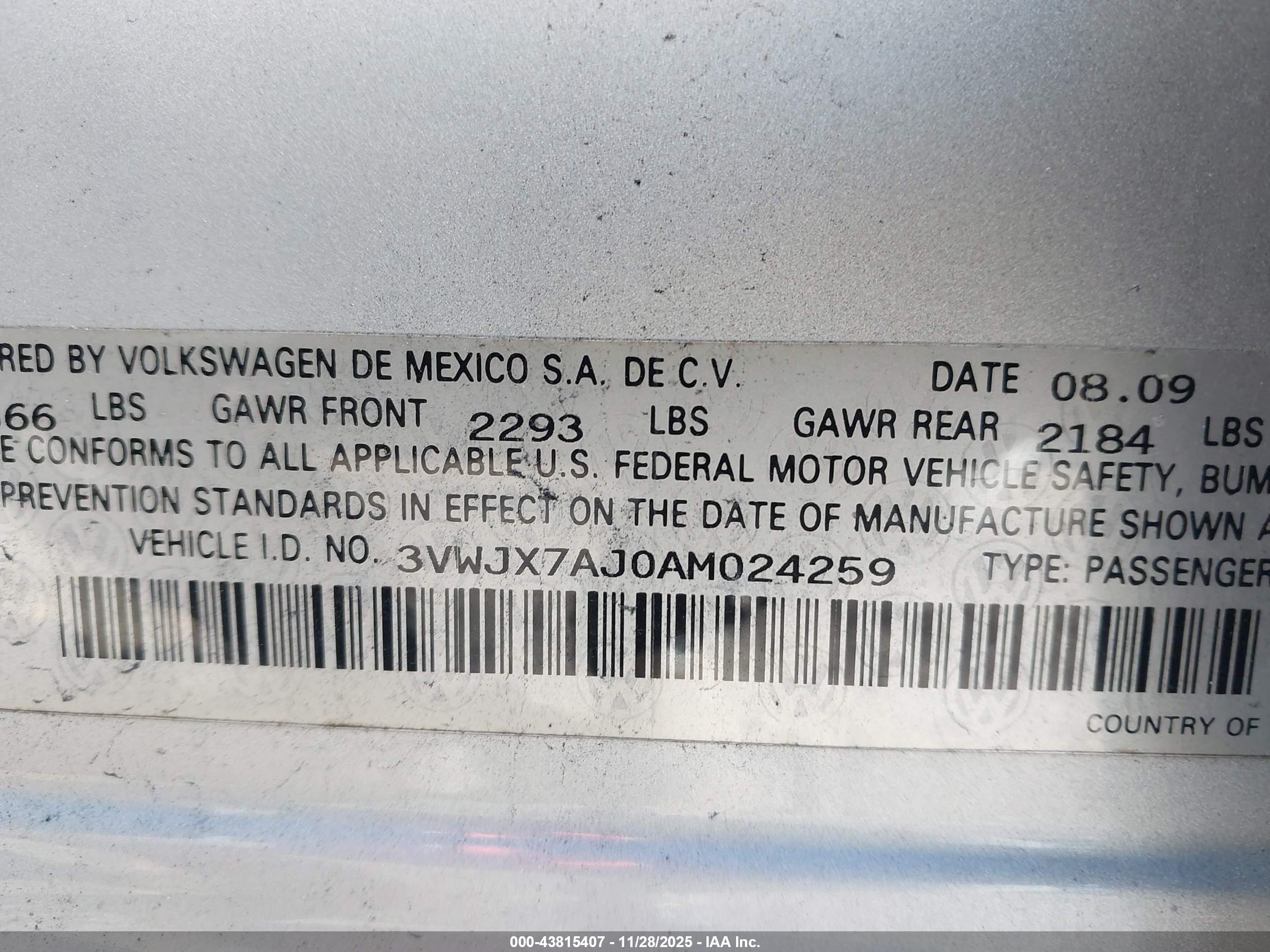 VOLKSWAGEN JETTA image 9