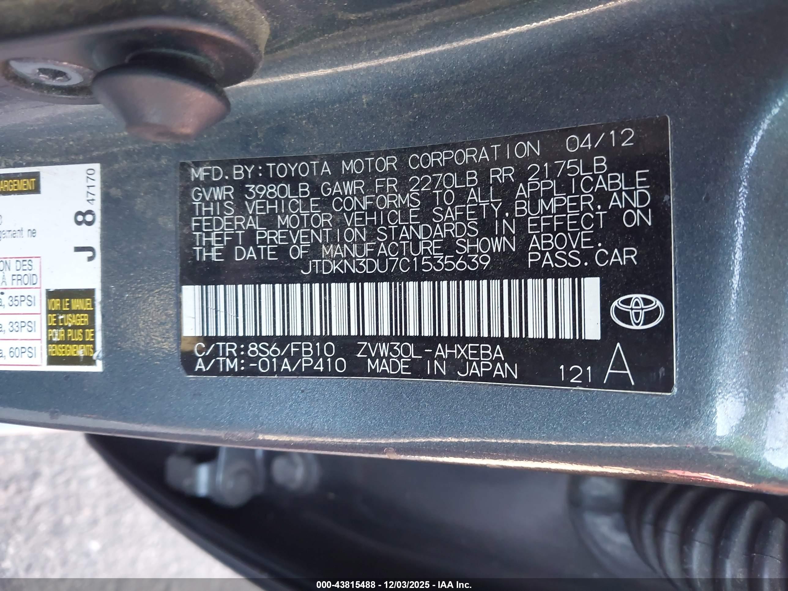 TOYOTA PRIUS image 9