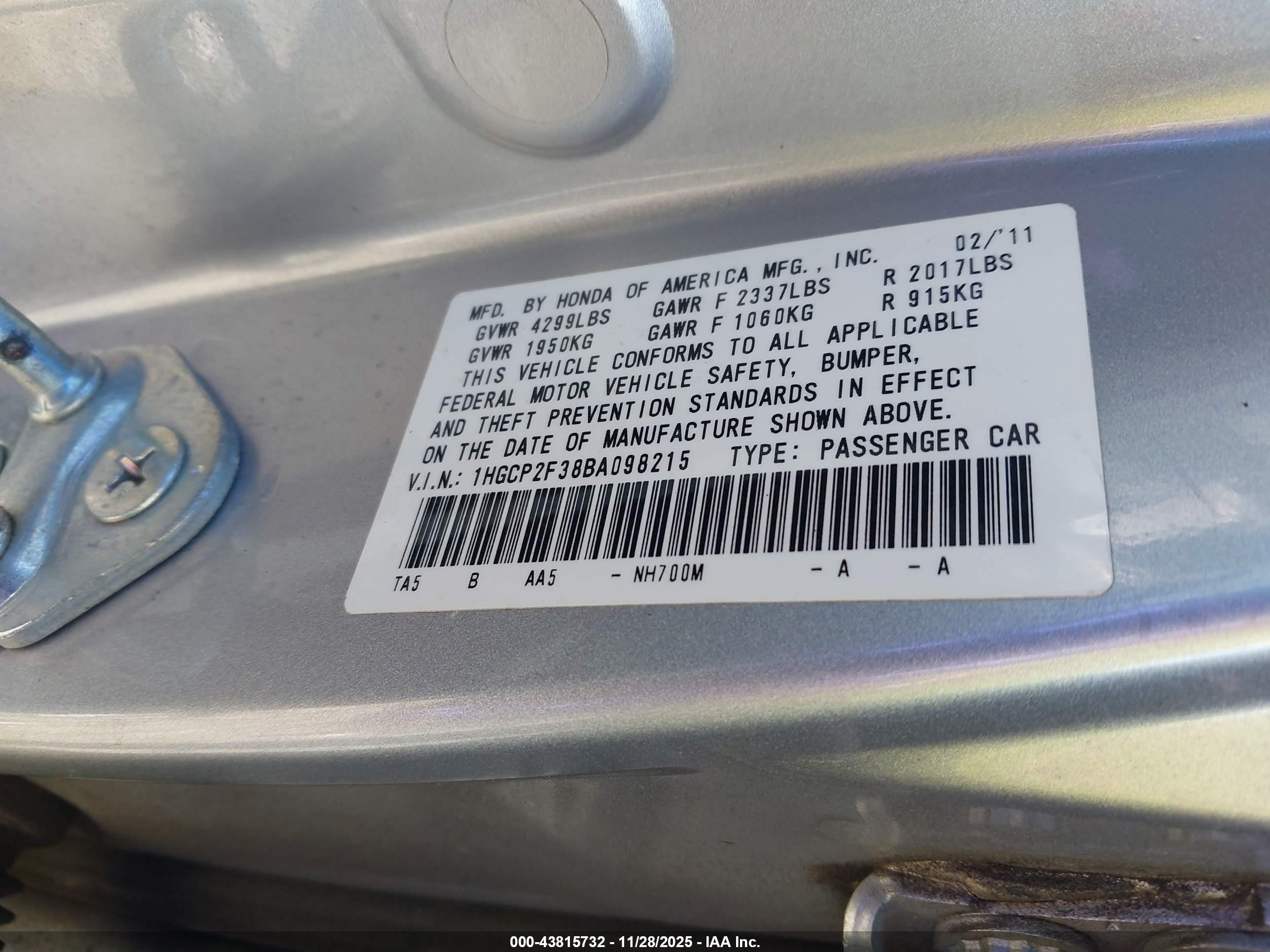 HONDA ACCORD image 9