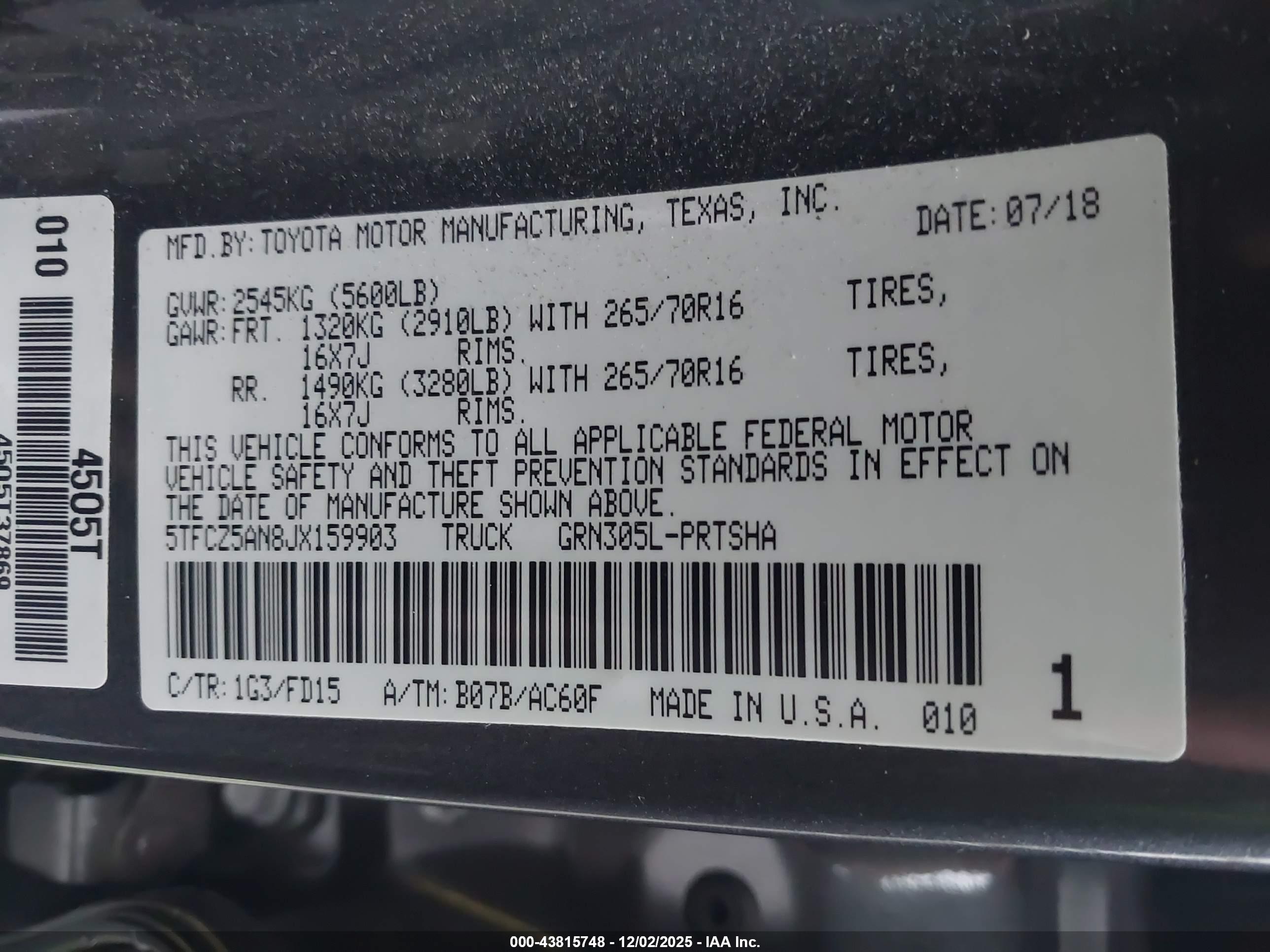 TOYOTA TACOMA image 9