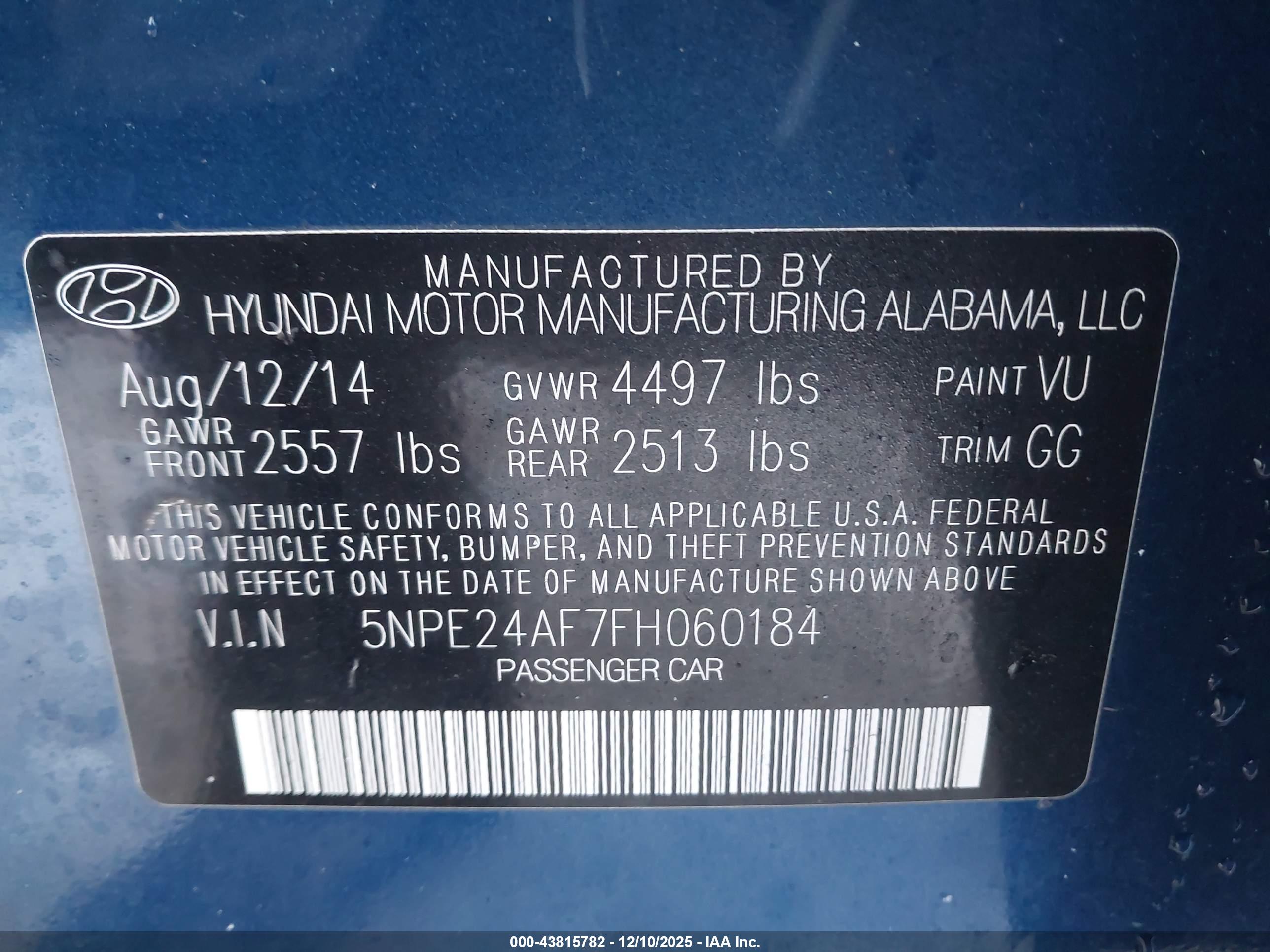 HYUNDAI SONATA image 9