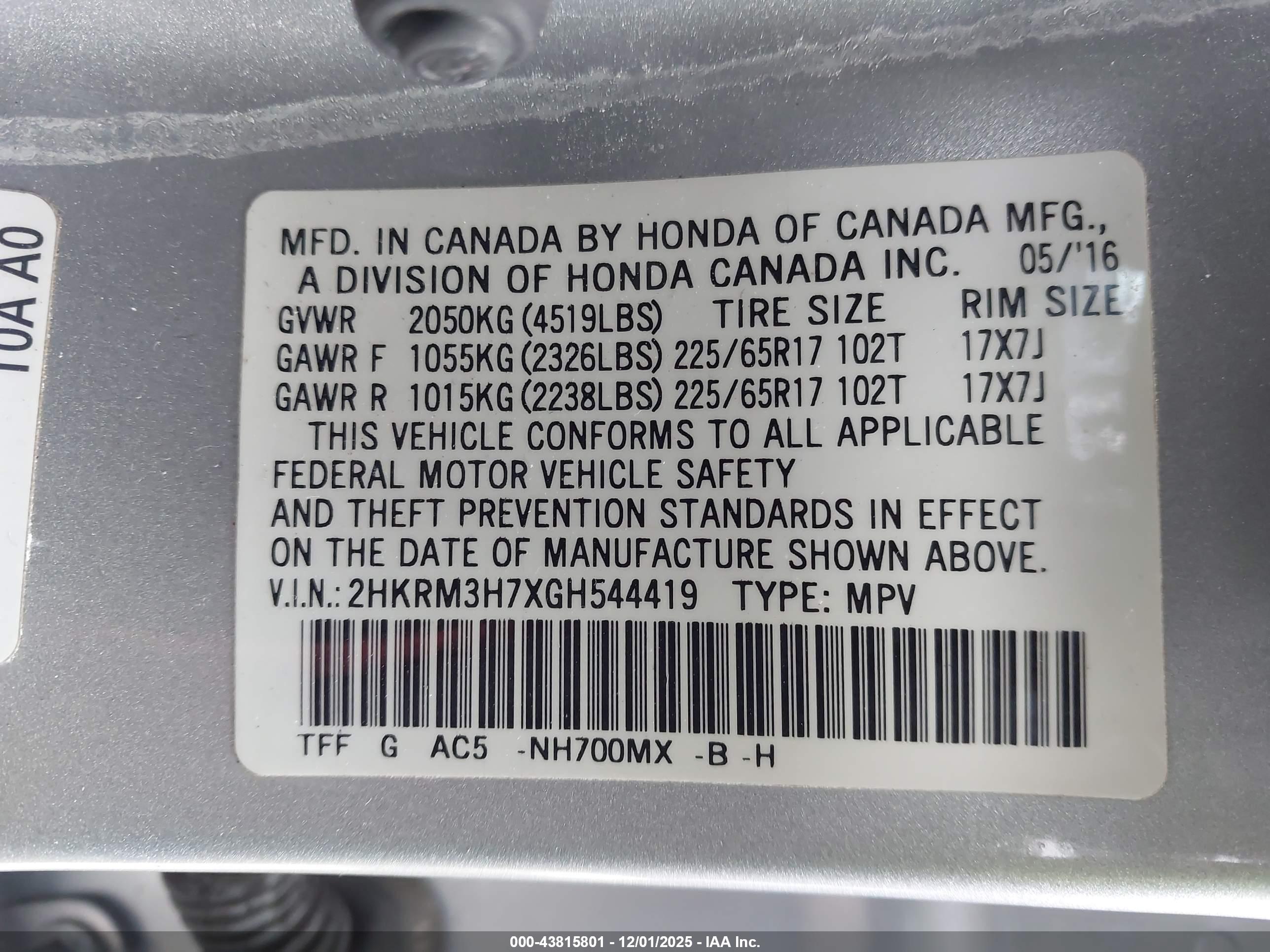 HONDA CR-V image 9