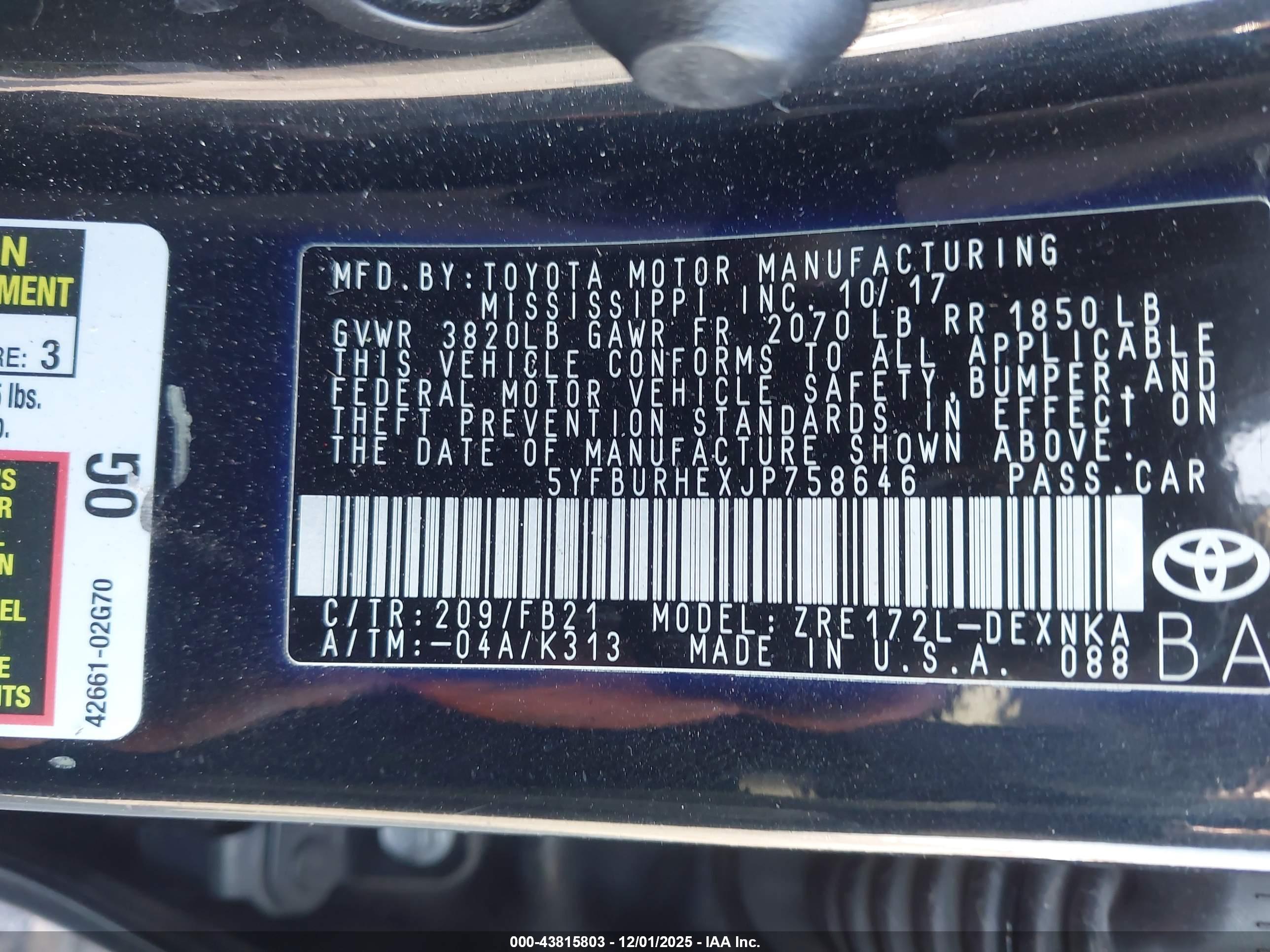TOYOTA COROLLA image 9