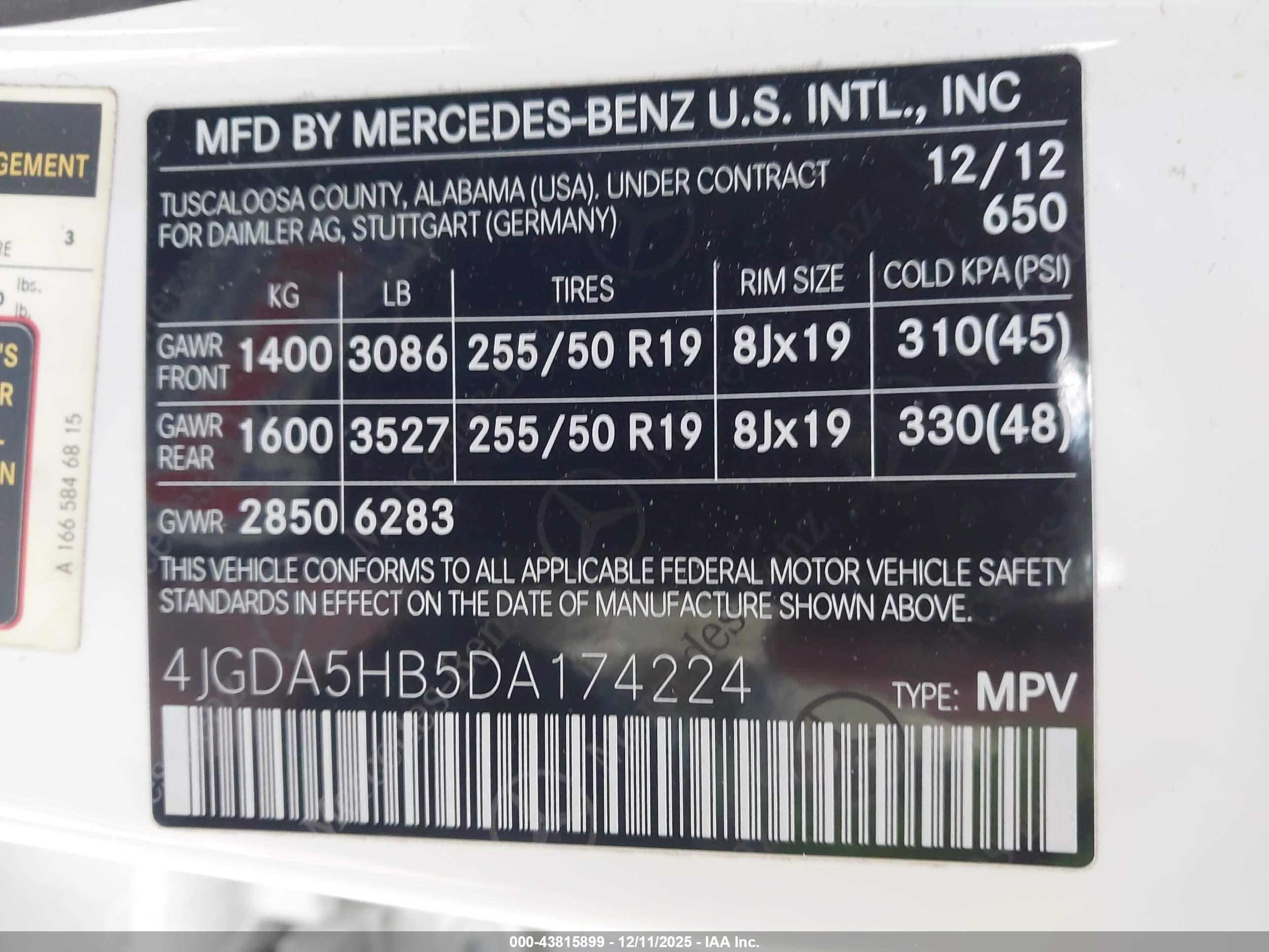 MERCEDES-BENZ ML image 9
