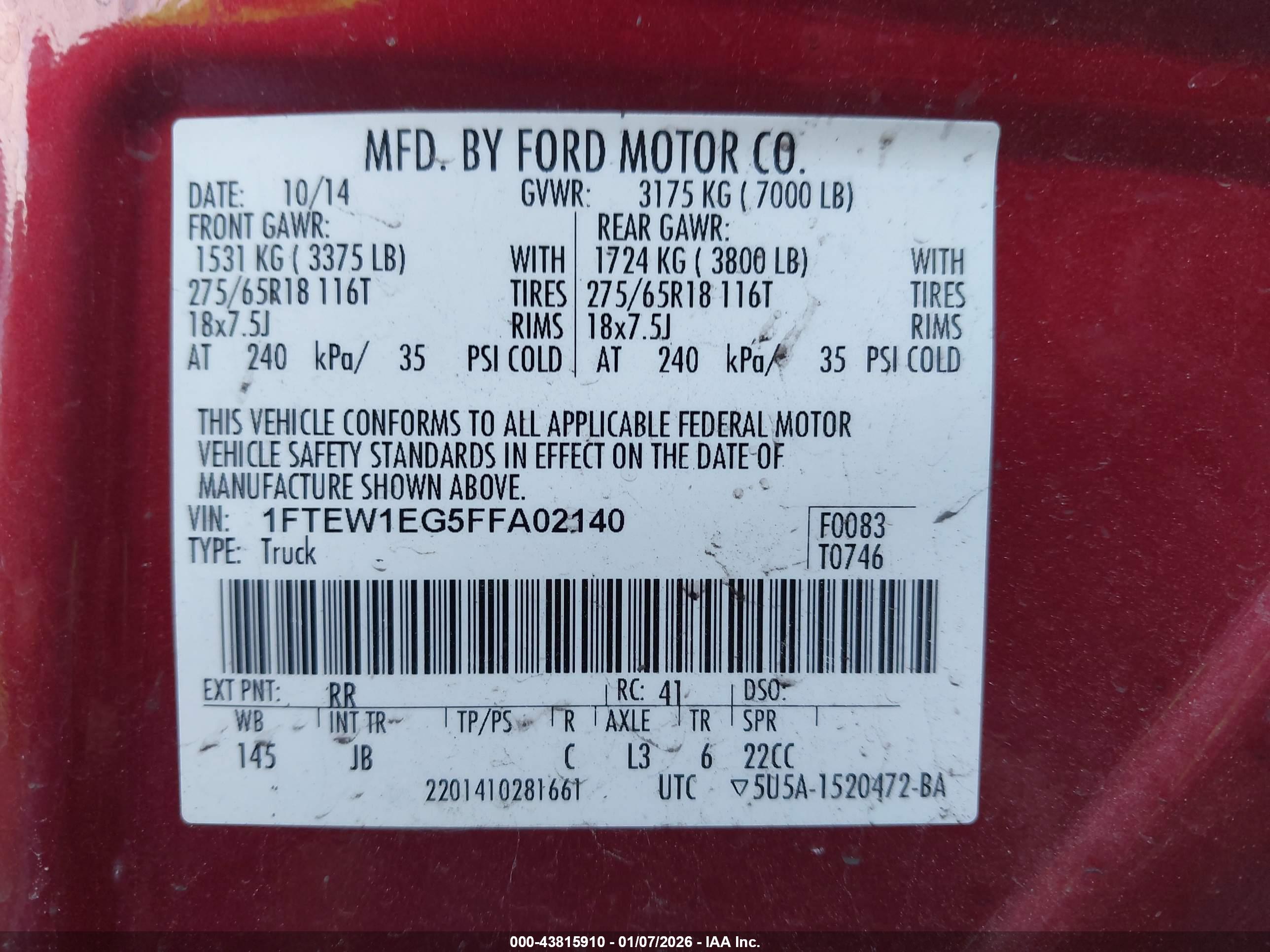 FORD F-150 image 9