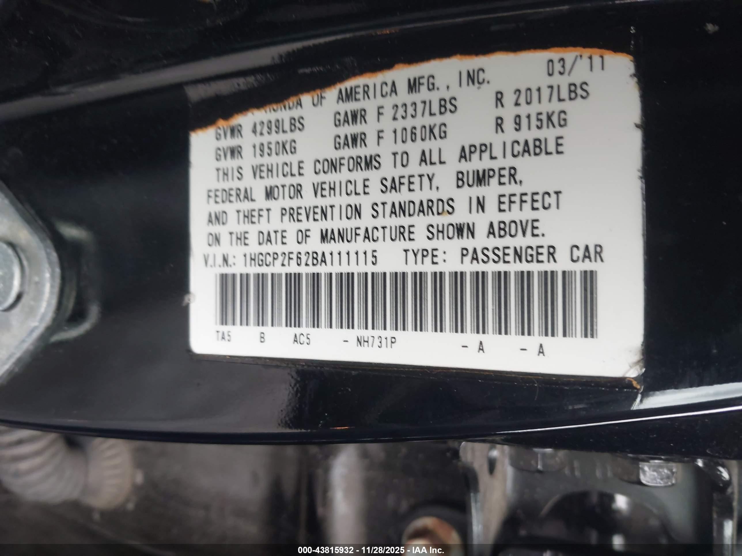 HONDA ACCORD image 9