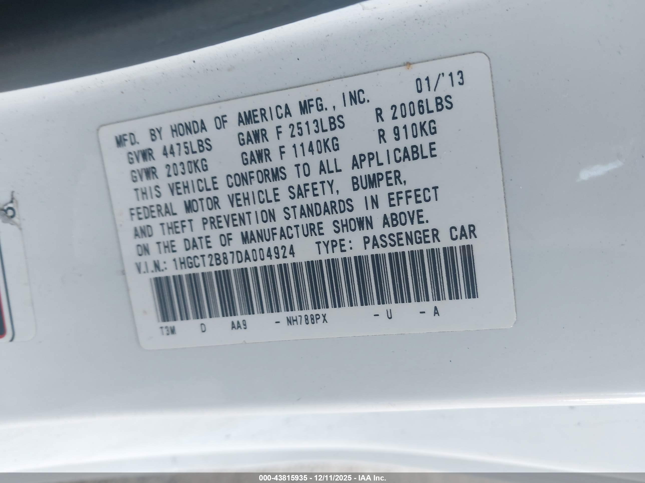 HONDA ACCORD image 9