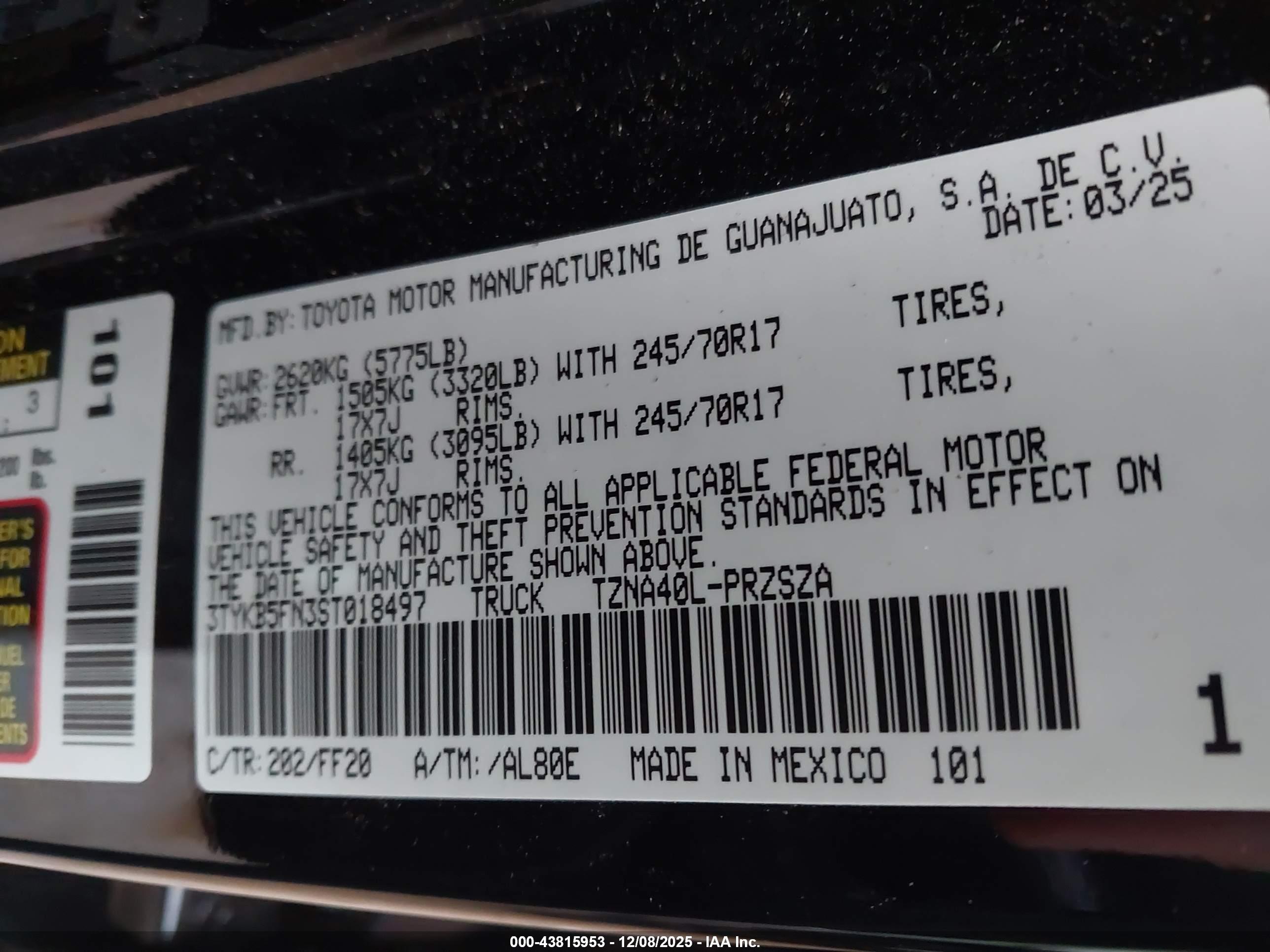 TOYOTA TACOMA image 9
