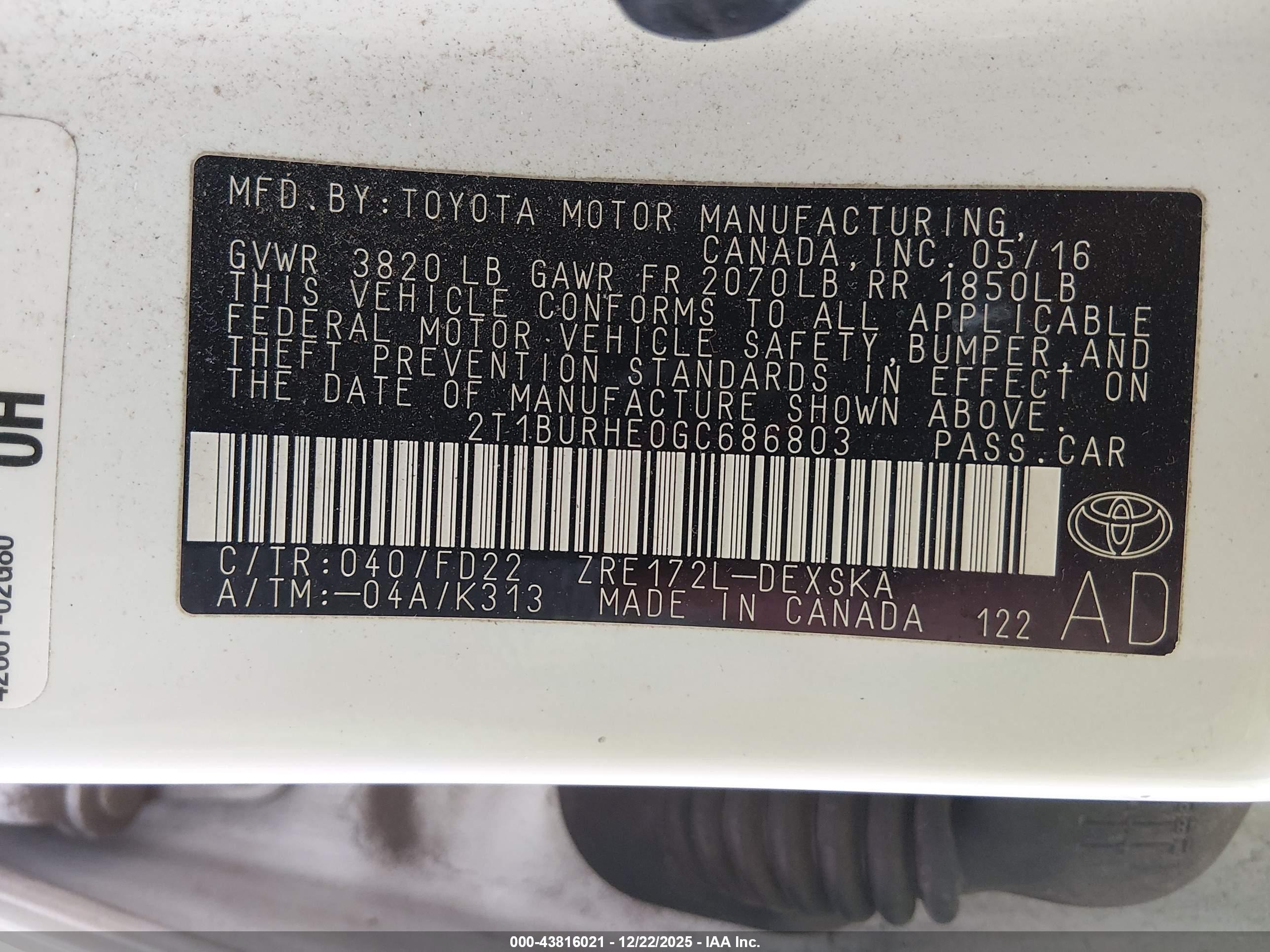 TOYOTA COROLLA image 9