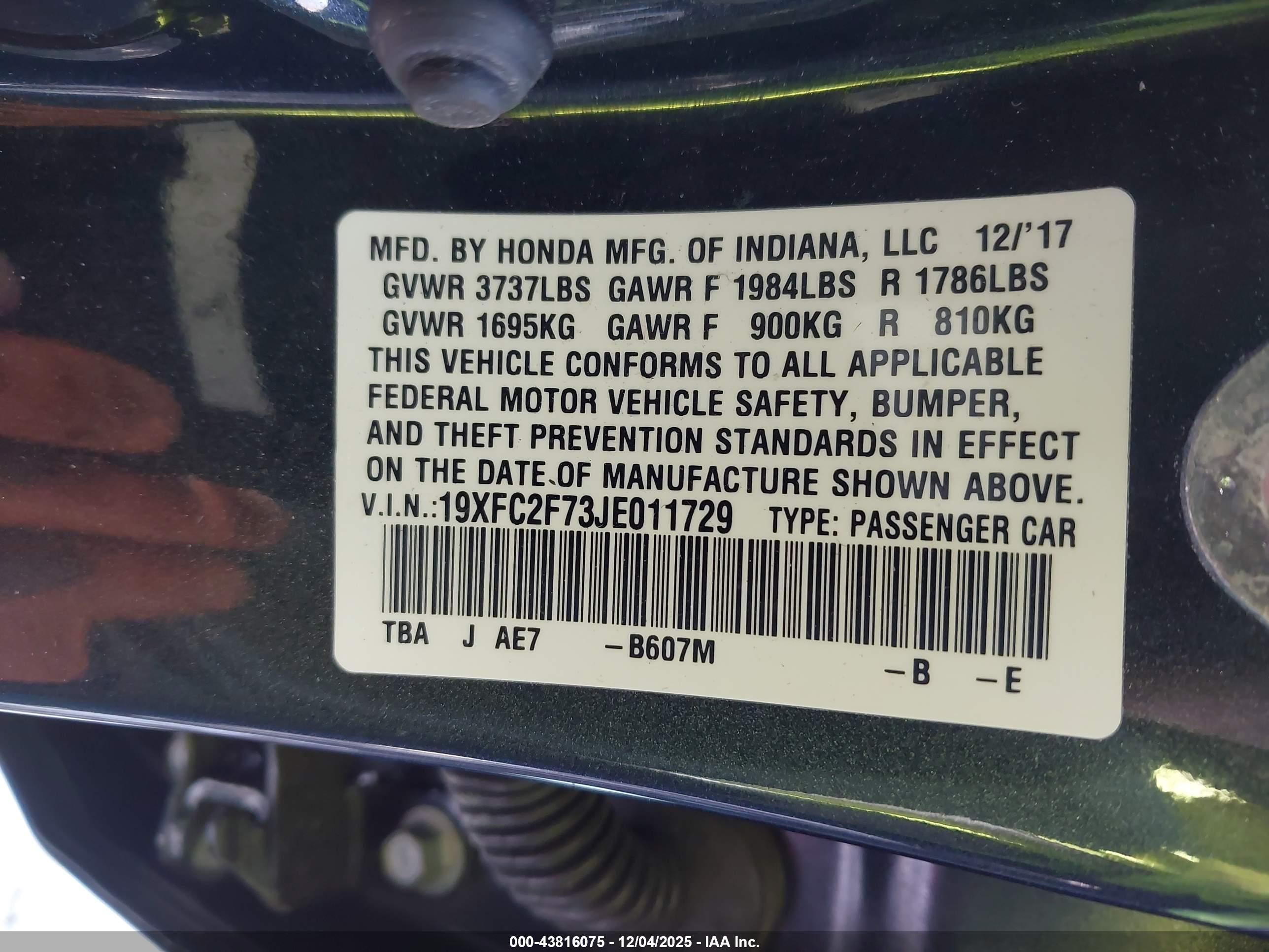 HONDA CIVIC image 9