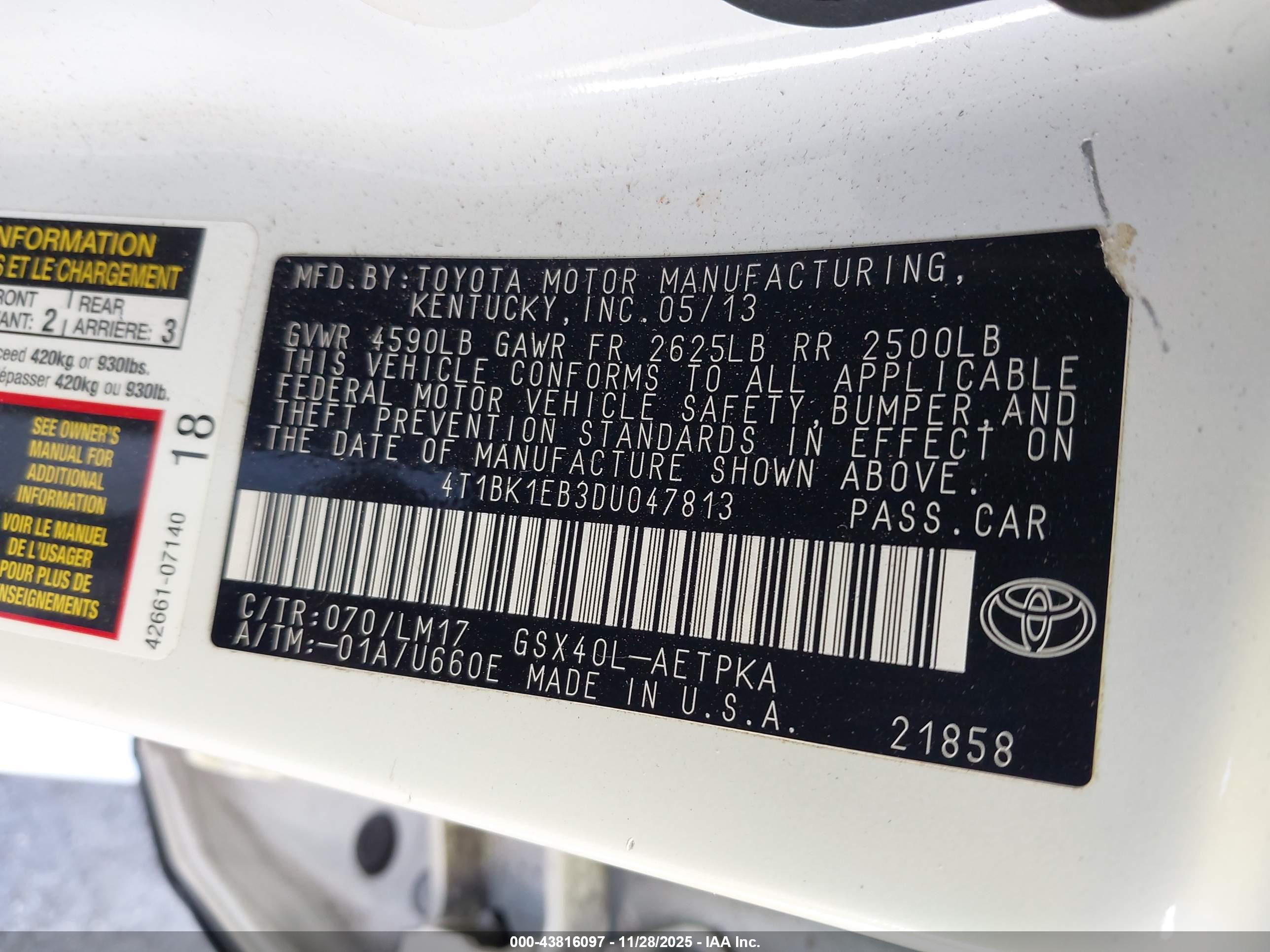 TOYOTA AVALON image 9