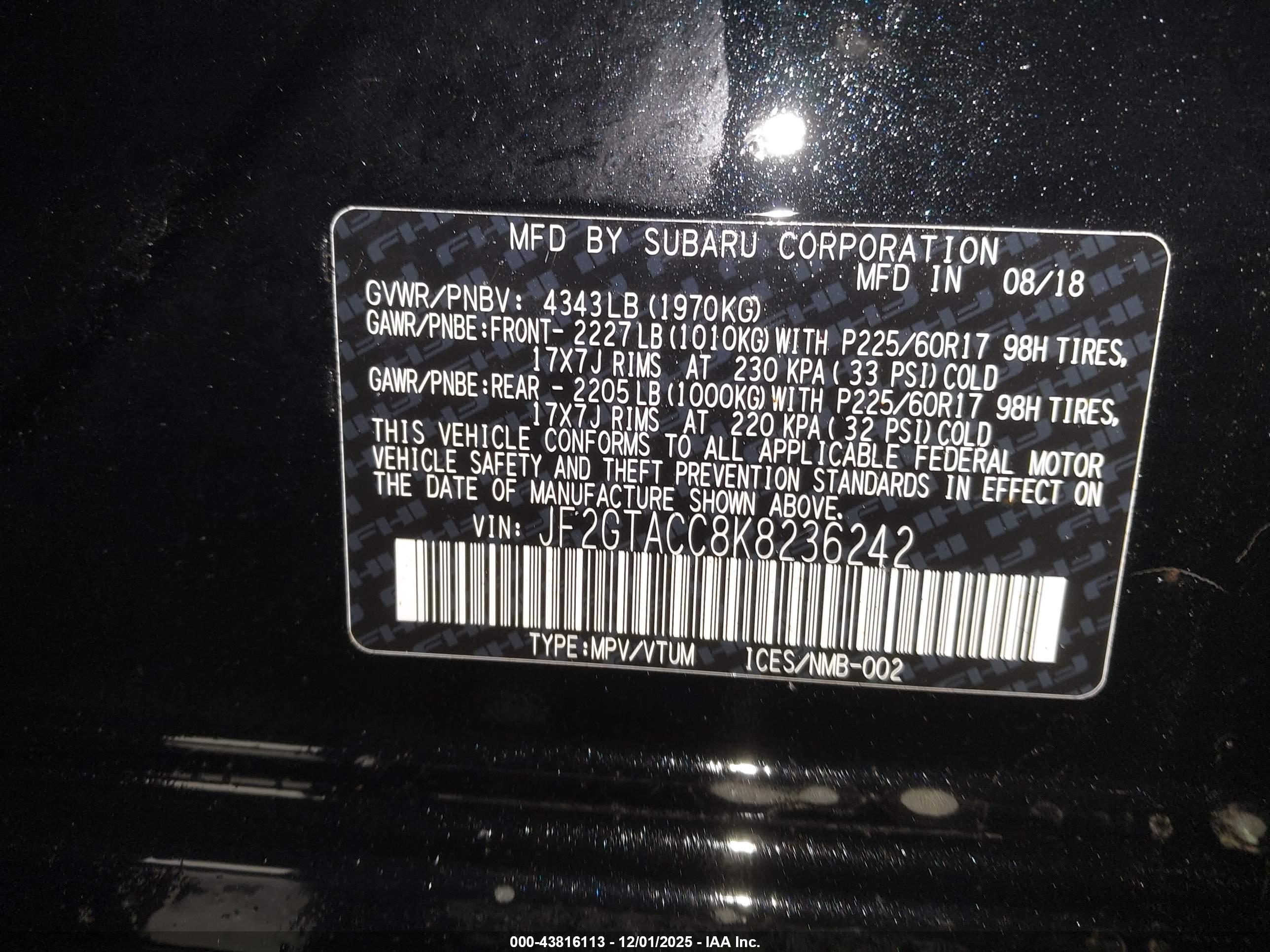 SUBARU CROSSTREK image 9