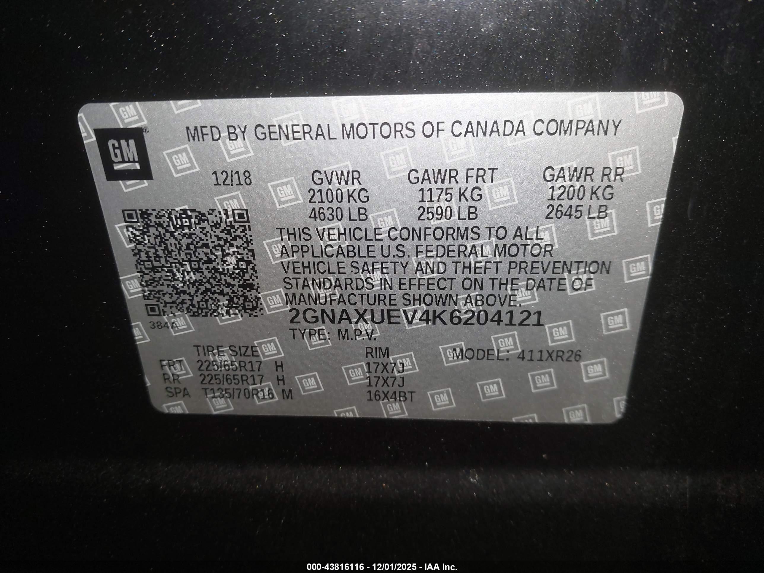 CHEVROLET EQUINOX image 9