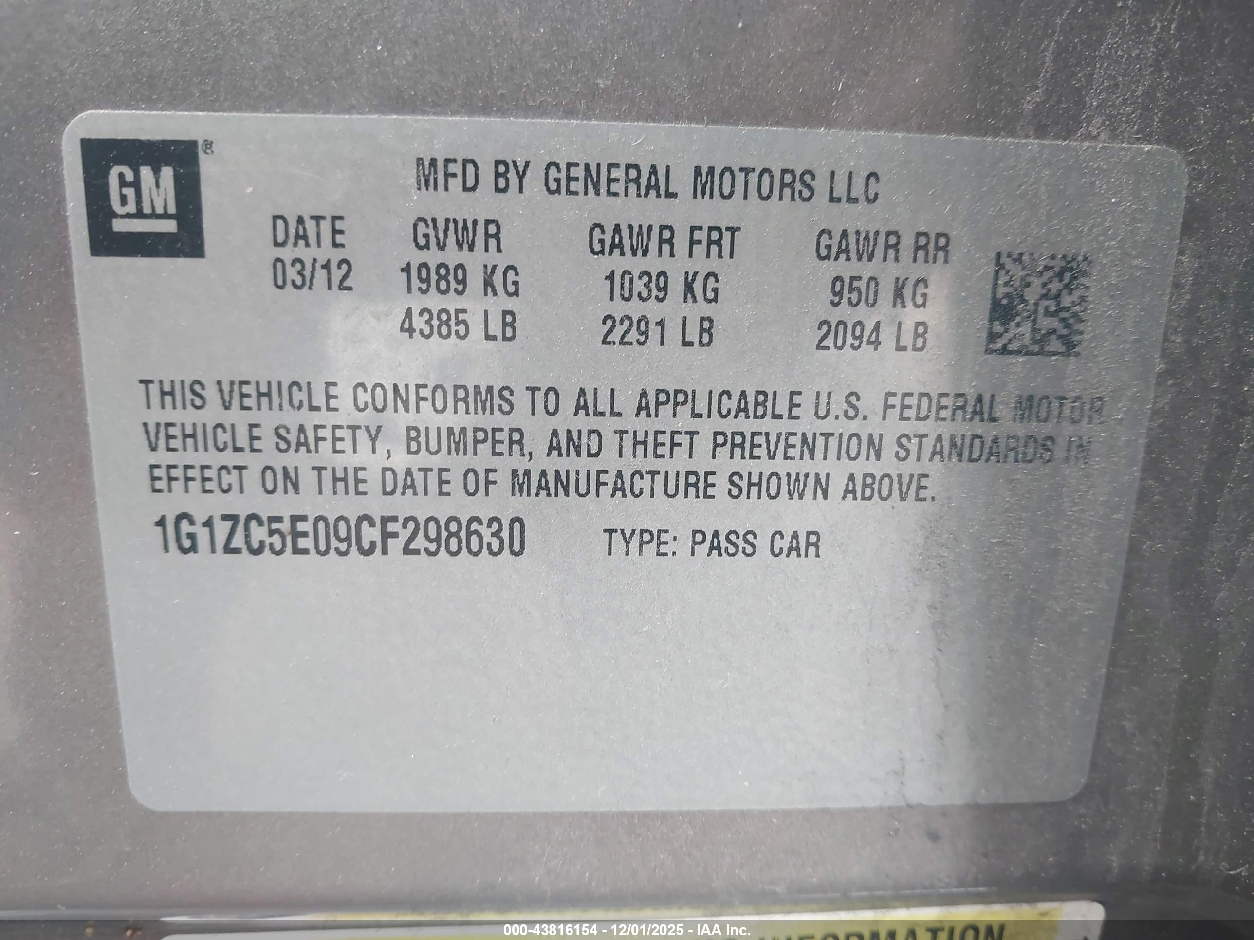CHEVROLET MALIBU image 9