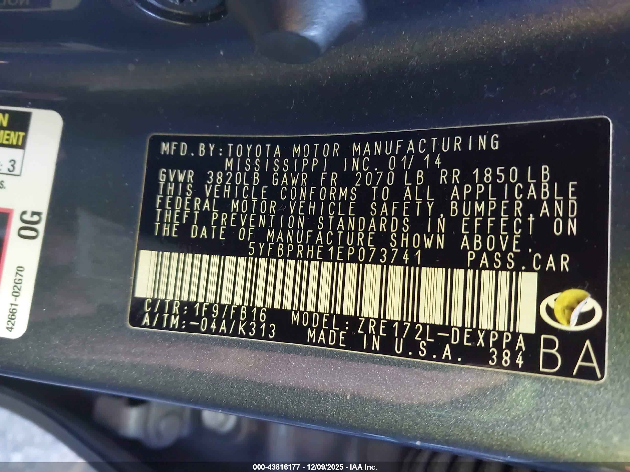 TOYOTA COROLLA image 9