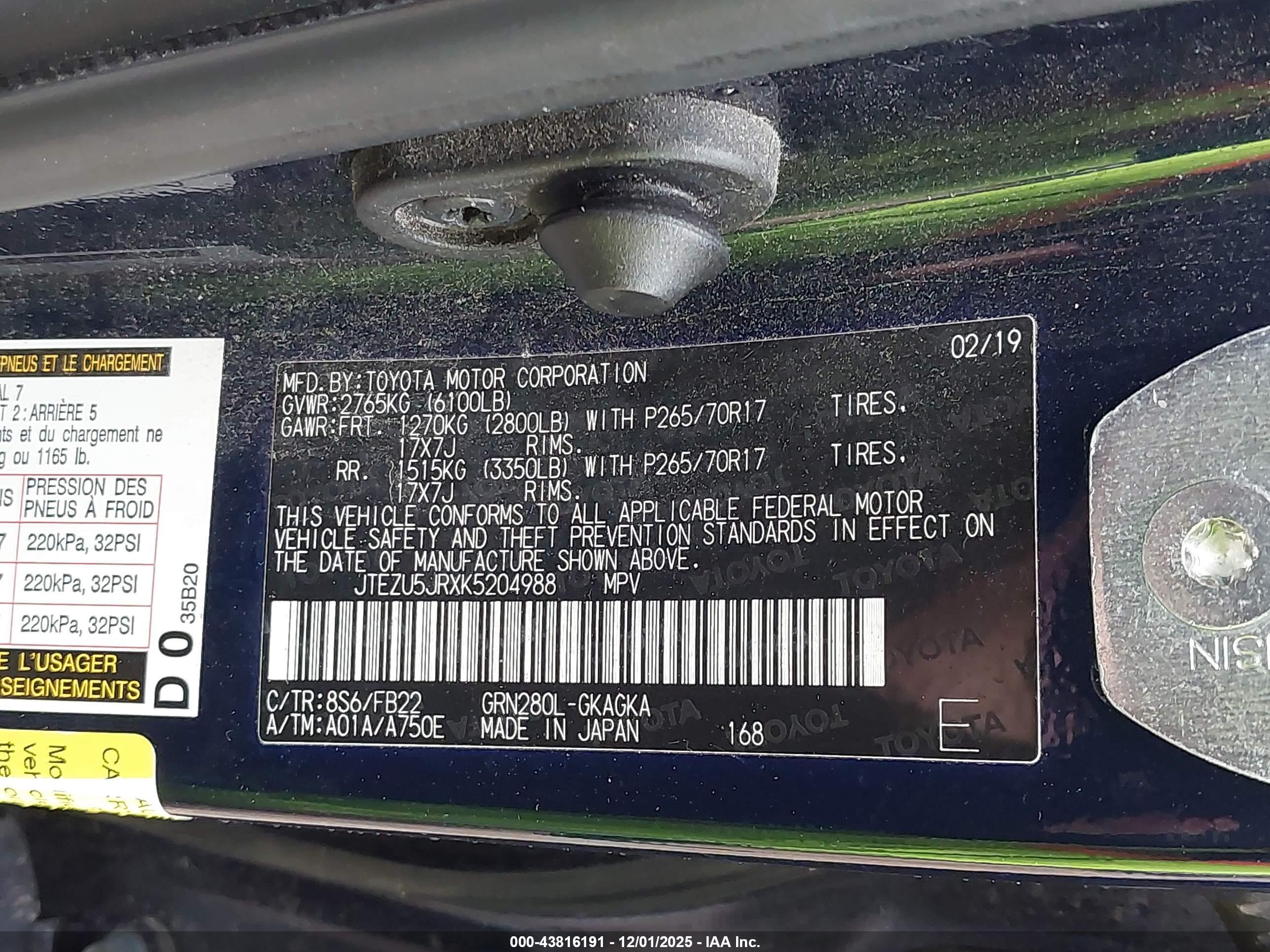 TOYOTA 4RUNNER image 9