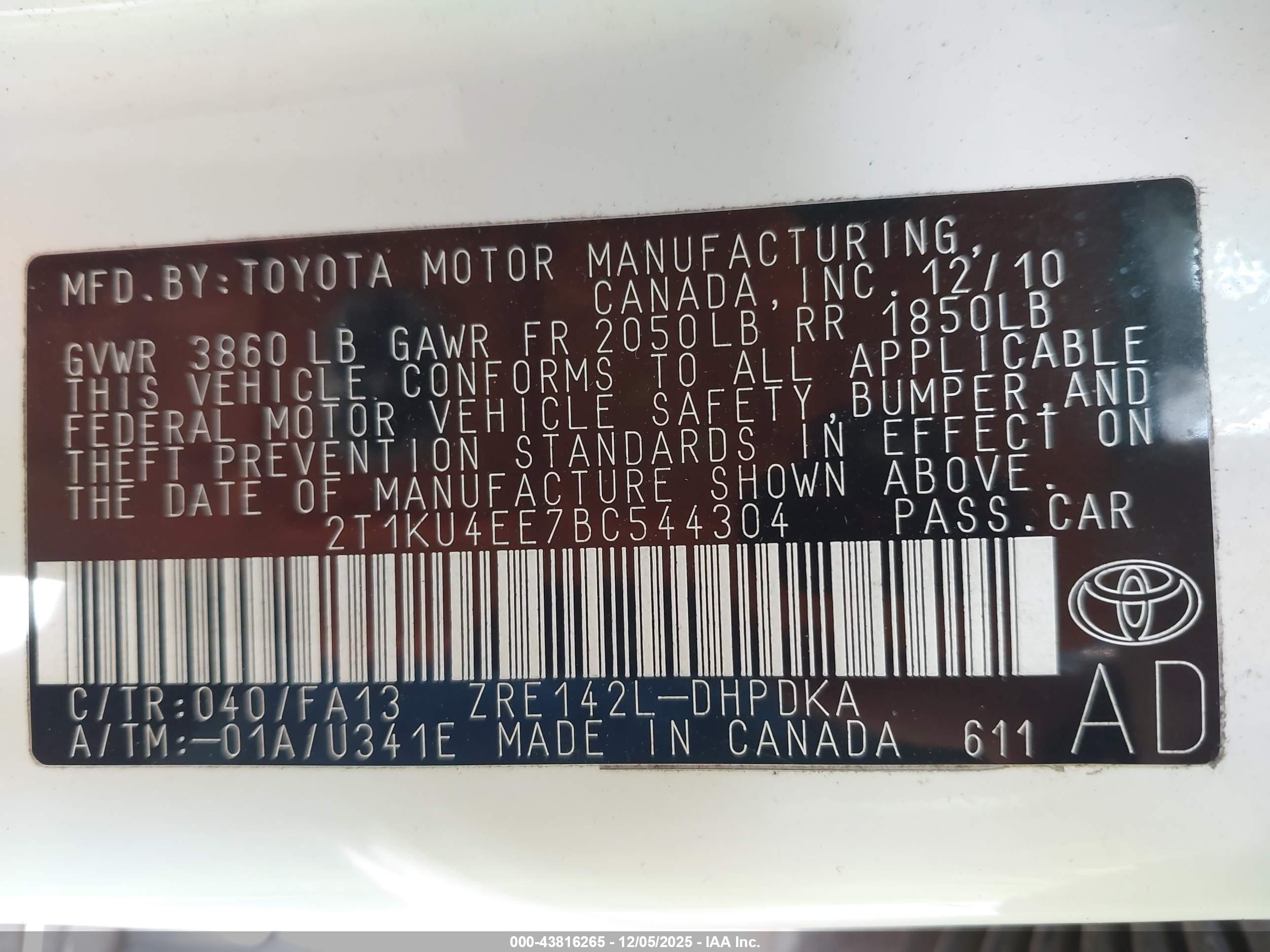 TOYOTA MATRIX image 9