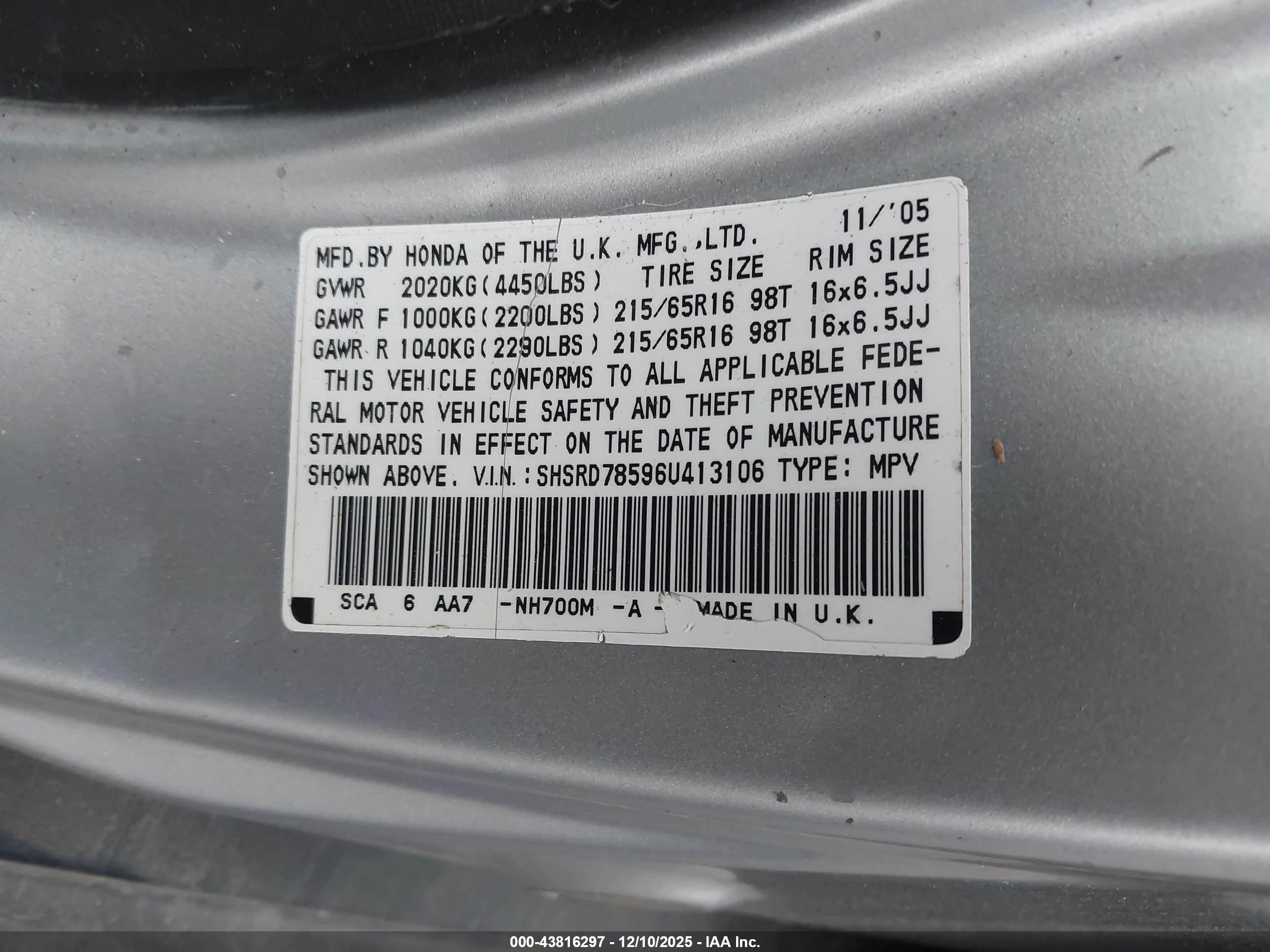 HONDA CR-V image 9