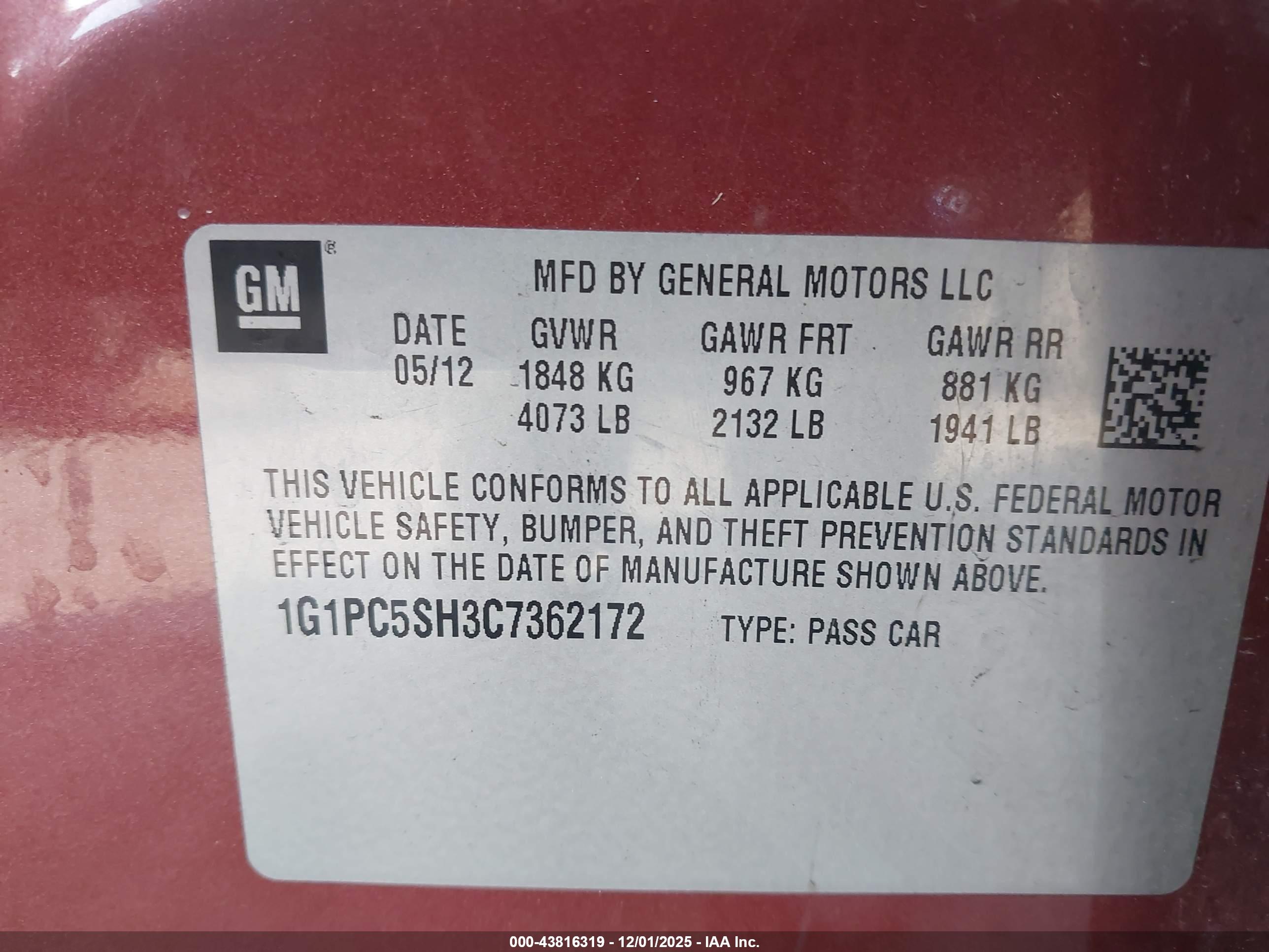 CHEVROLET CRUZE image 9