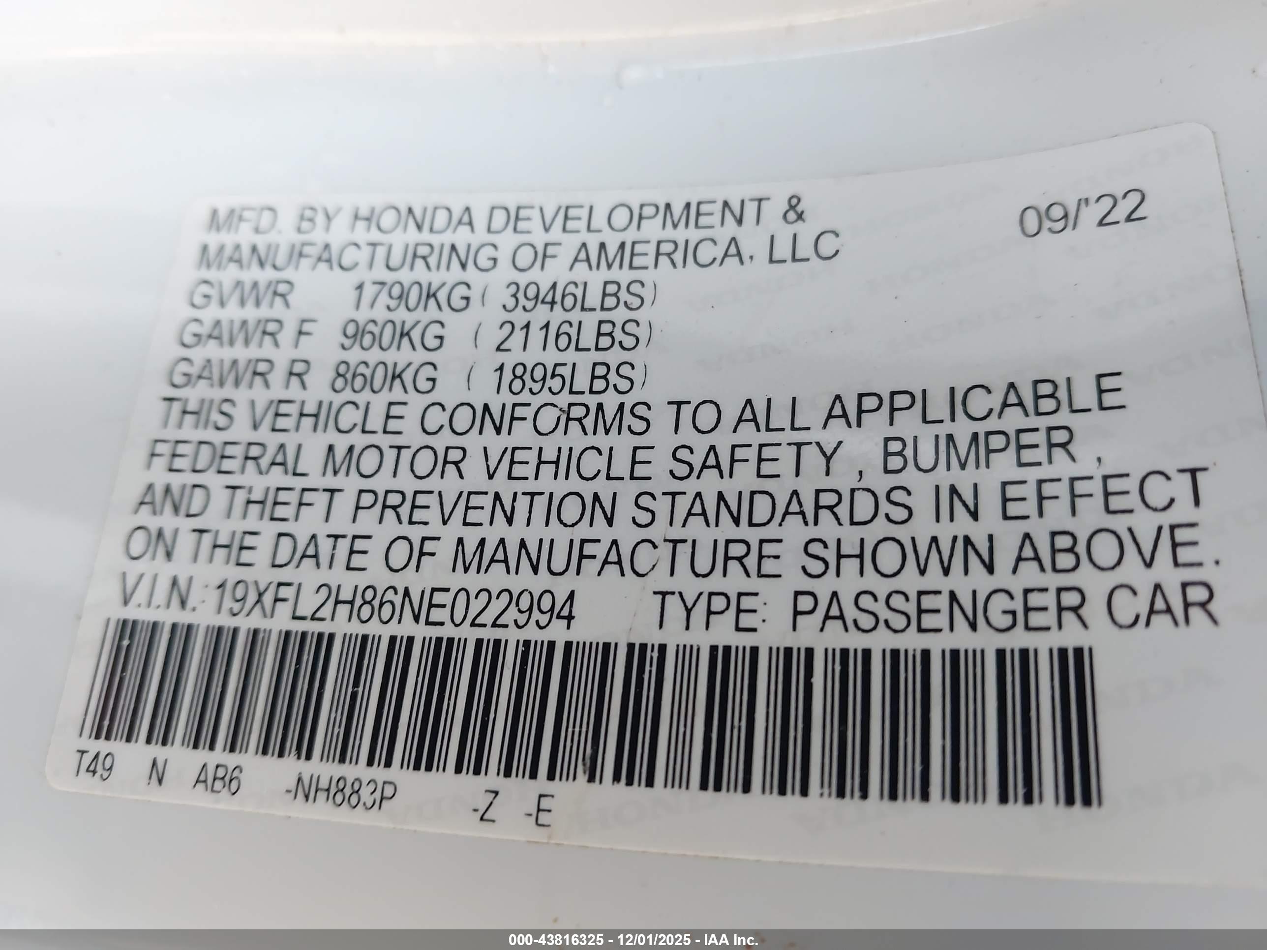 HONDA CIVIC image 9