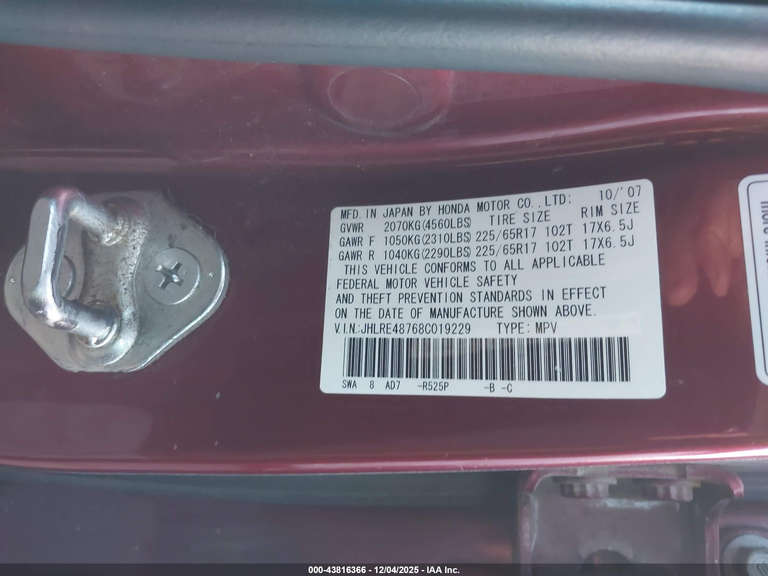 HONDA CR-V image 9