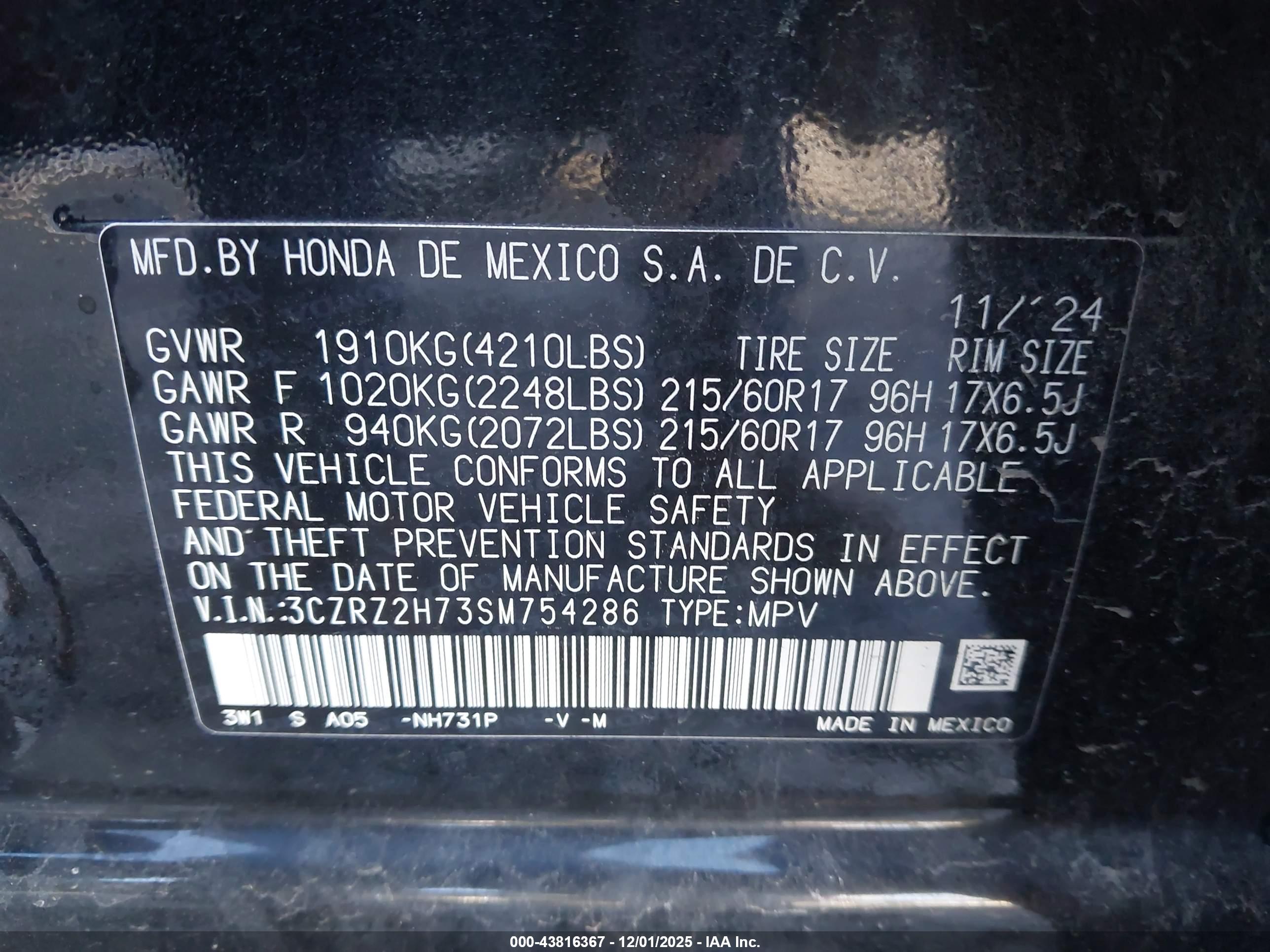 HONDA HR-V image 9