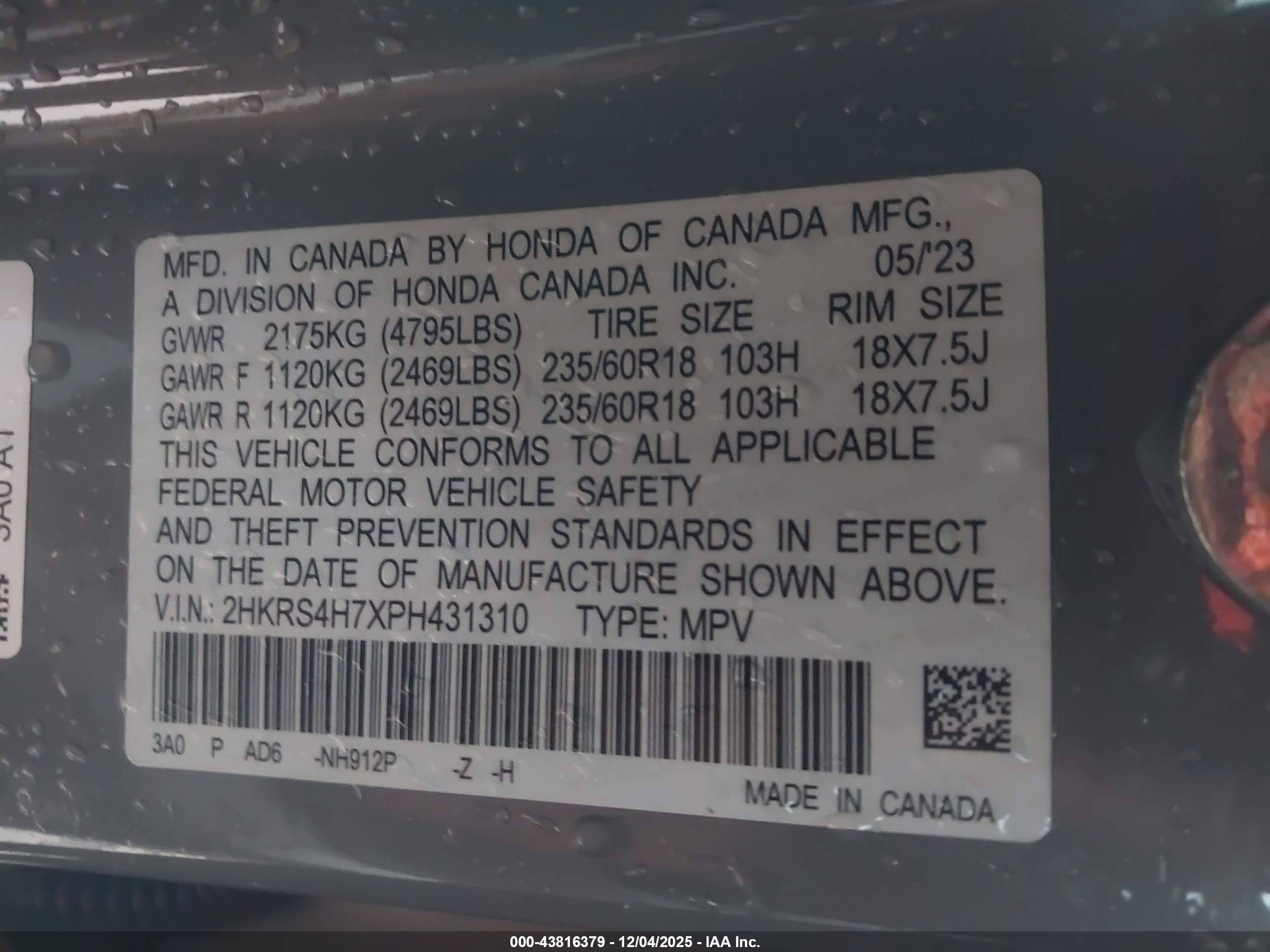 HONDA CR-V image 9