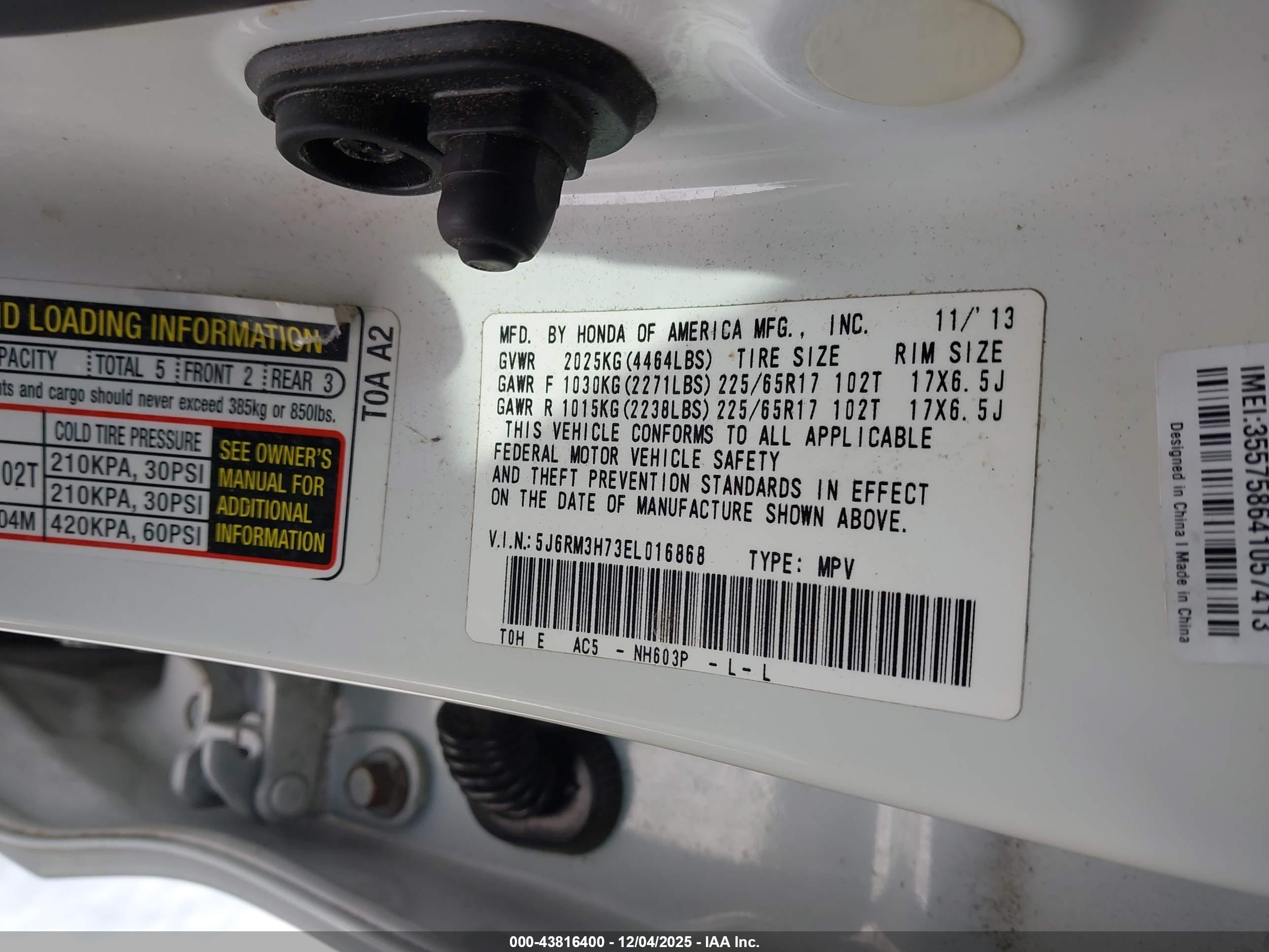 HONDA CR-V image 9
