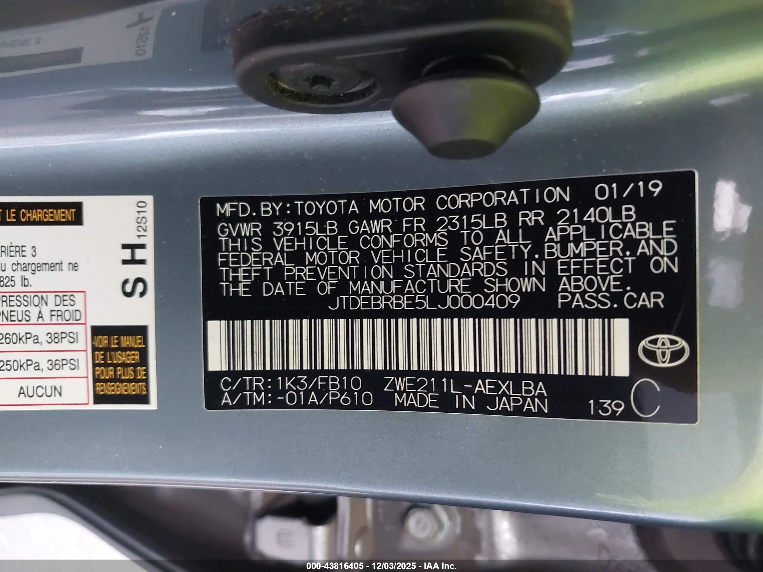 TOYOTA COROLLA image 9