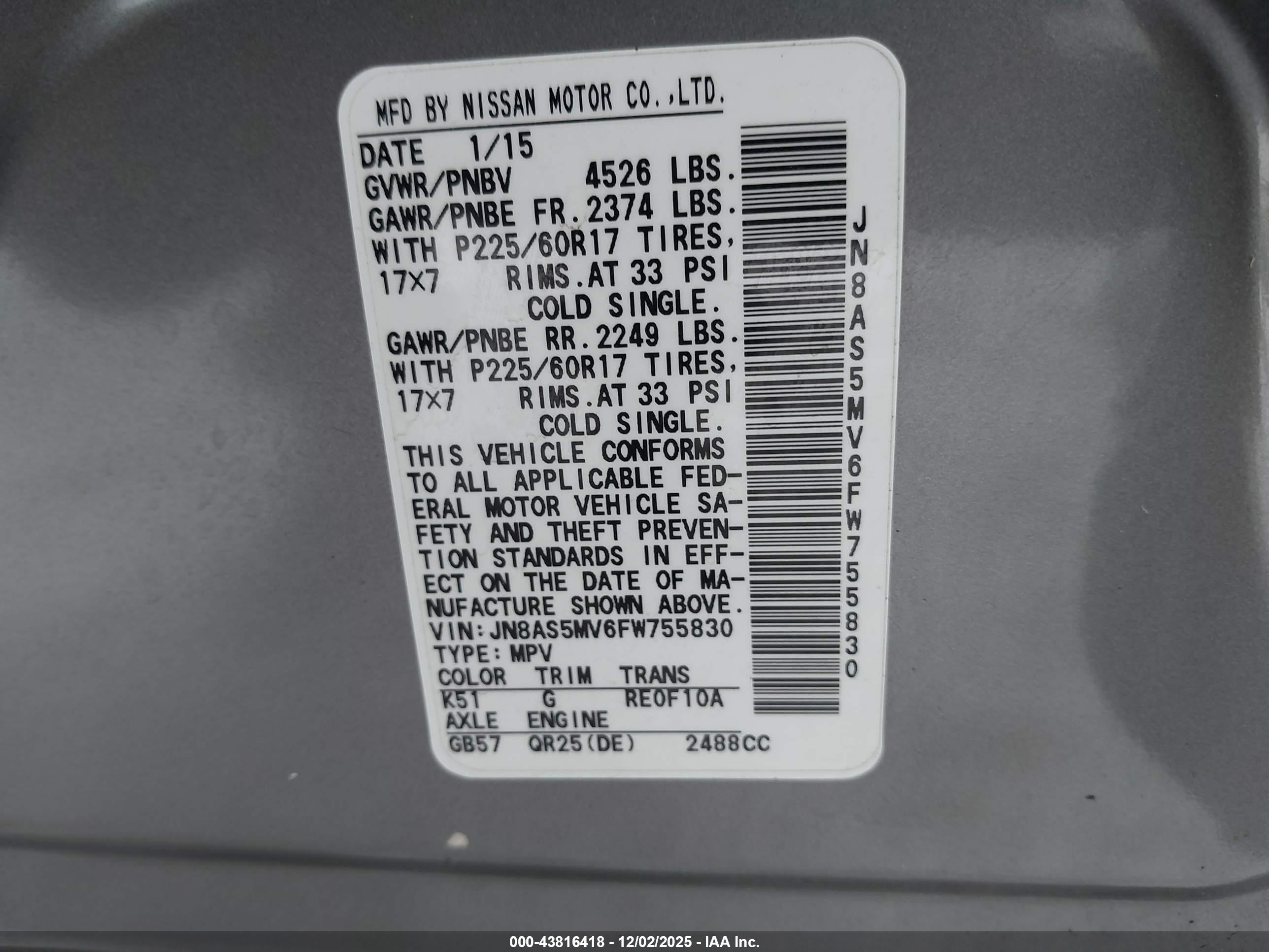 NISSAN ROGUE image 9