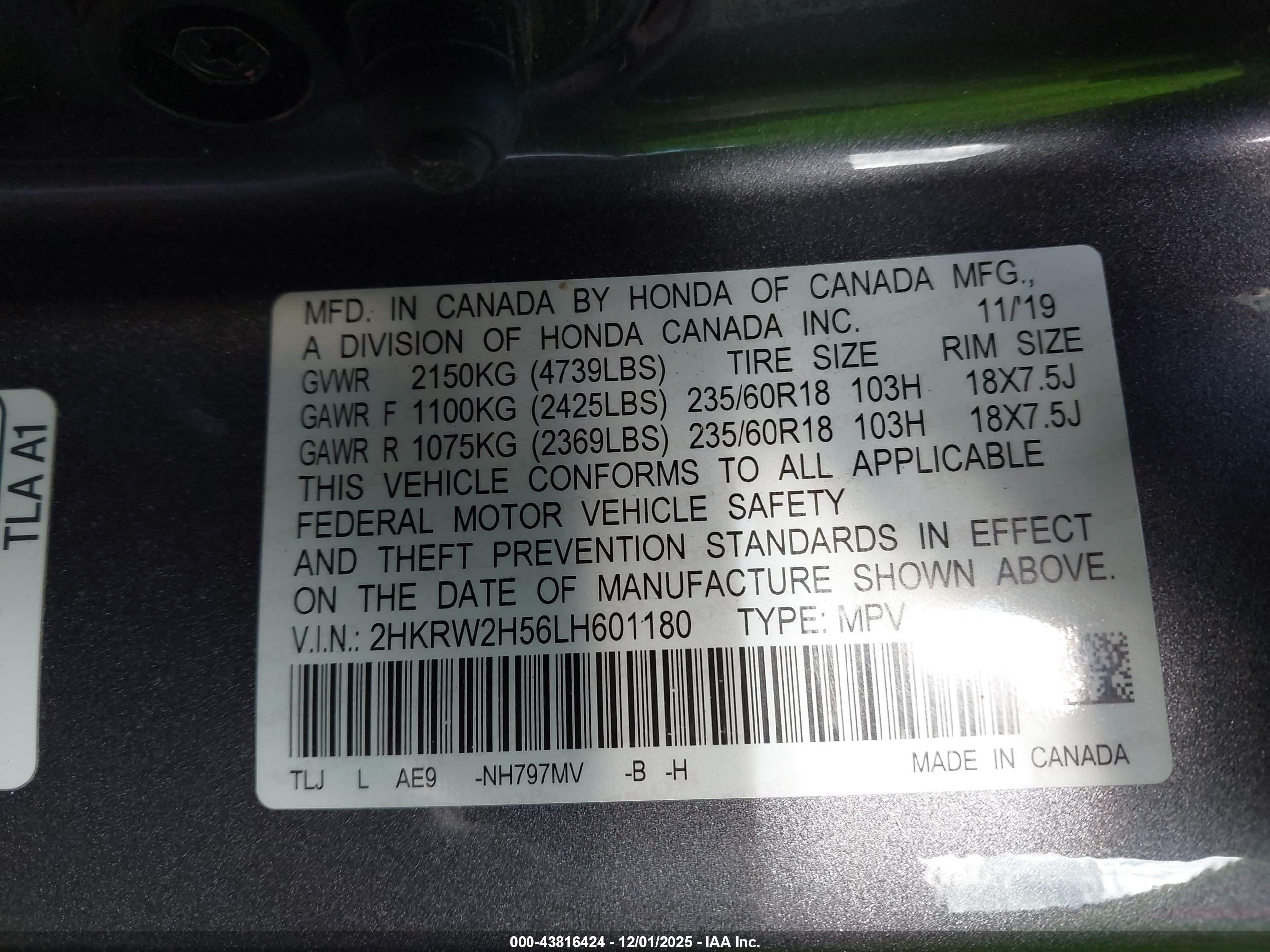 HONDA CR-V image 9